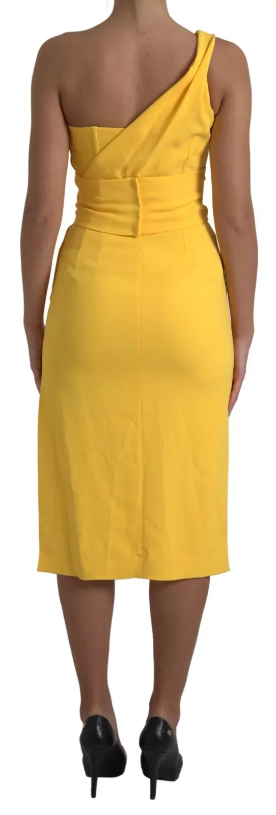 One Shoulder Side Slit Sheath Women's Dress (Pre-Owned) - Dolce & Gabbana - Modalova