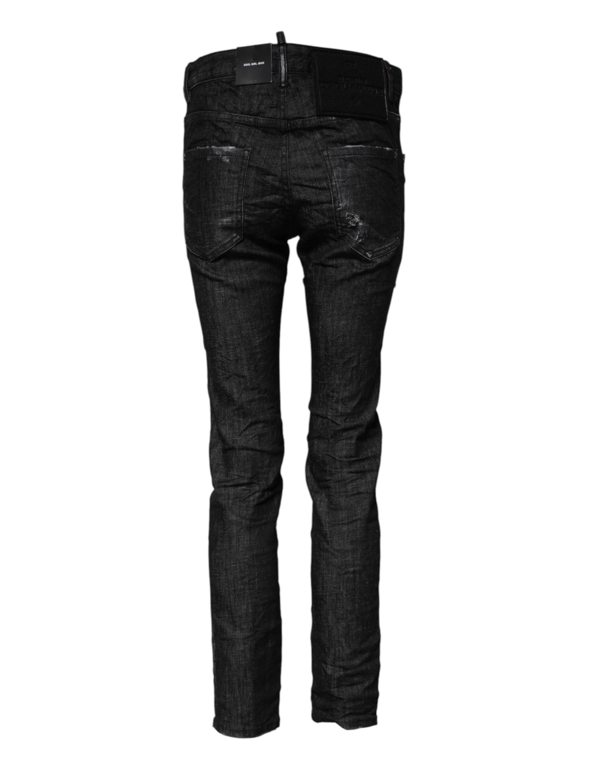 Washed Cotton Mid Waist Skinny Women's Jeans - Dsquared² - Modalova
