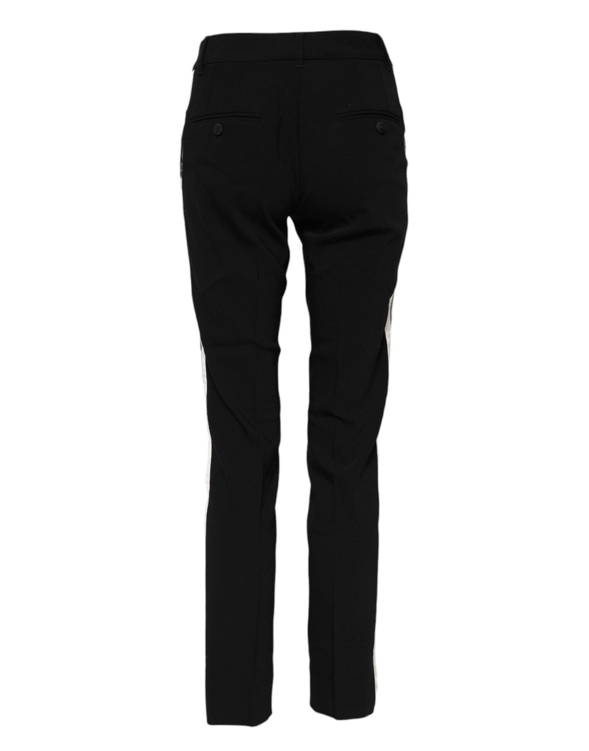 Wool Mid Waisted Tapered Dress Women's Pants - Dolce & Gabbana - Modalova
