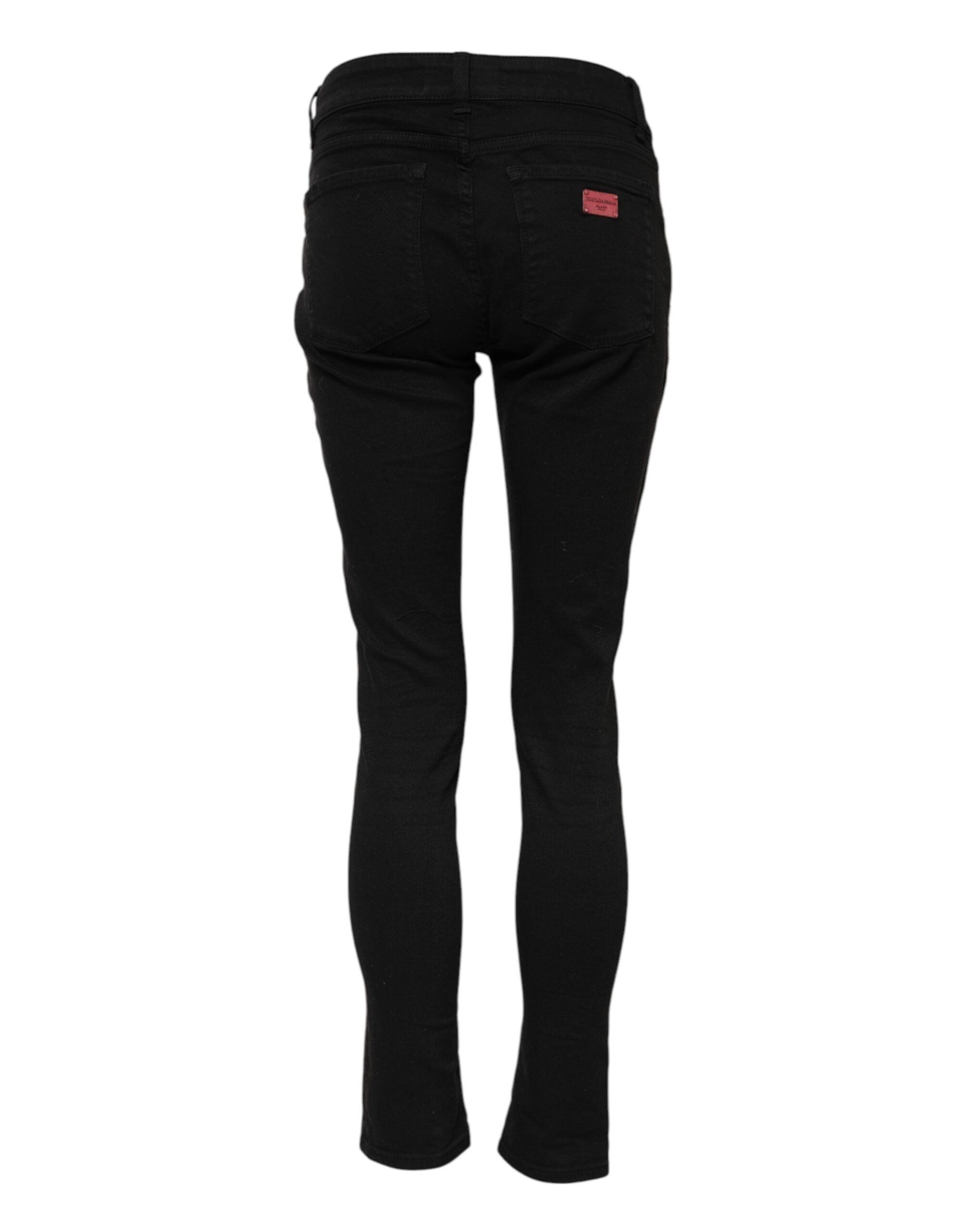 Cotton Skinny Mid Waisted Denim Women's Jeans - Dolce & Gabbana - Modalova