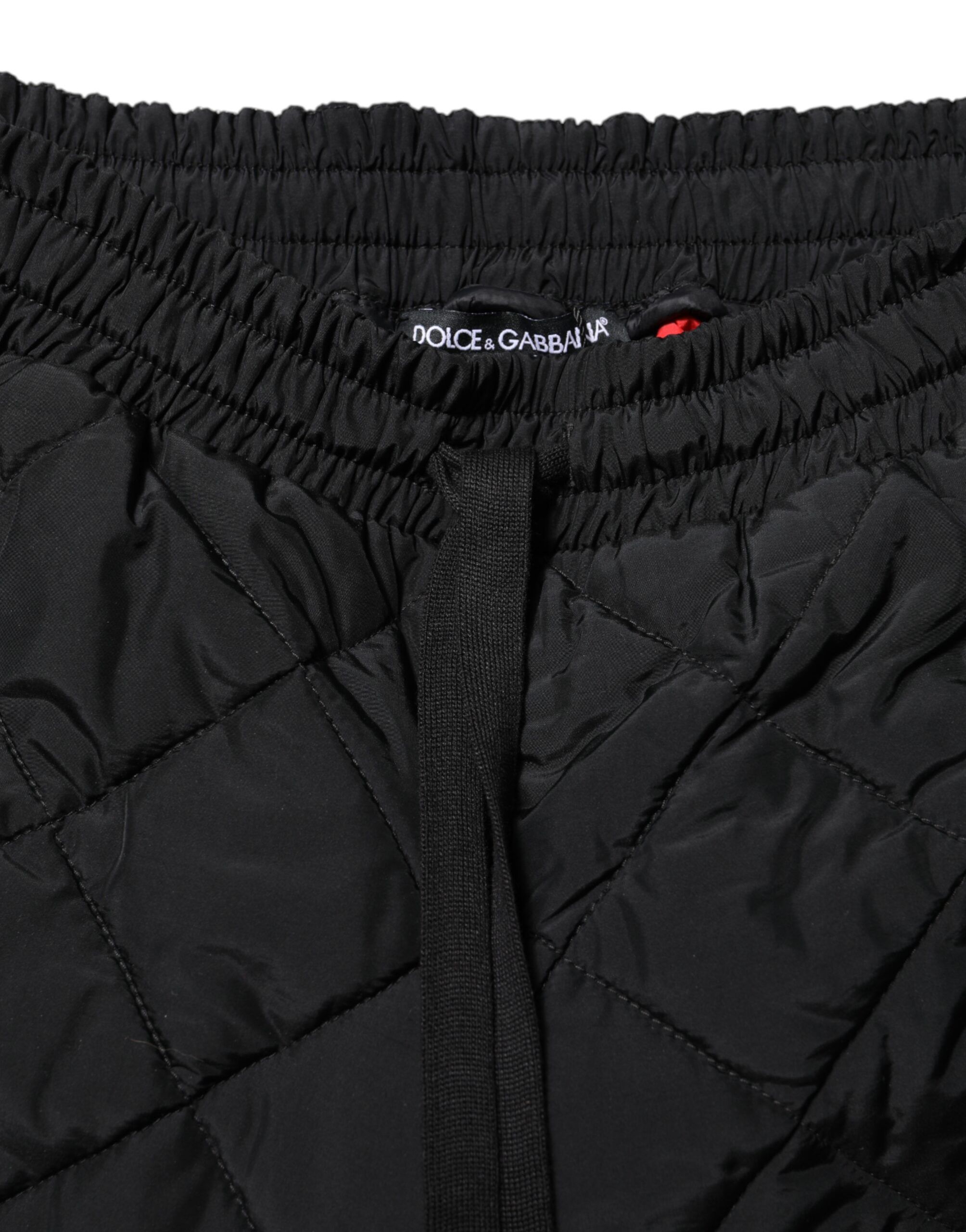 Quilted Mid Waist Jogger Women's Pants - Dolce & Gabbana - Modalova