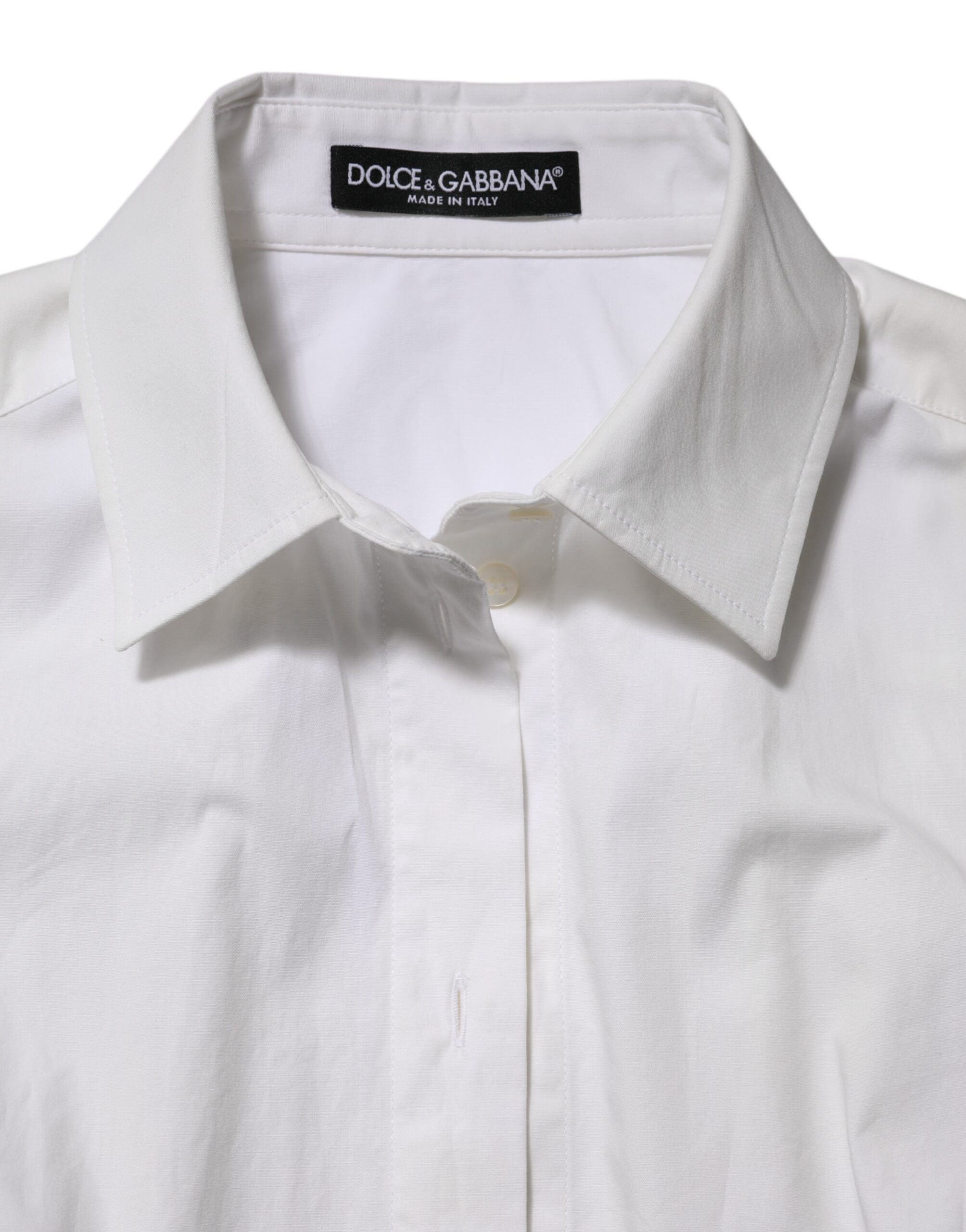 Cotton Collared Long Sleeves Top Women's Shirt (Pre-Owned) - Dolce & Gabbana - Modalova