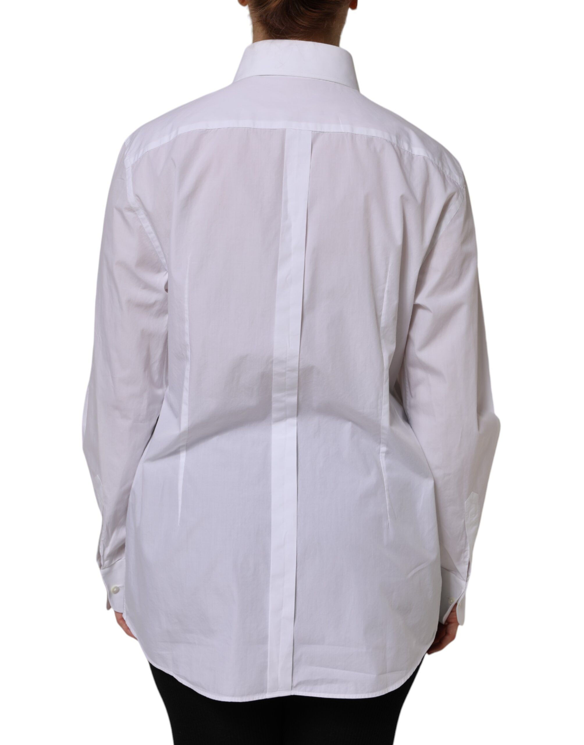 Cotton Long Sleeves Collared Top Women's Shirt (Pre-Owned) - Dolce & Gabbana - Modalova