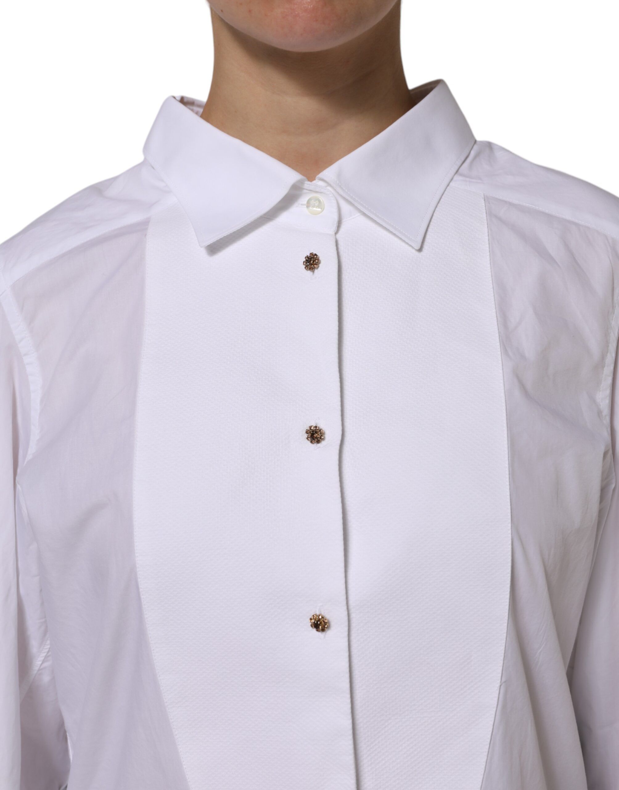 Cotton Long Sleeves Formal Top Women's Shirt (Pre-Owned) - Dolce & Gabbana - Modalova