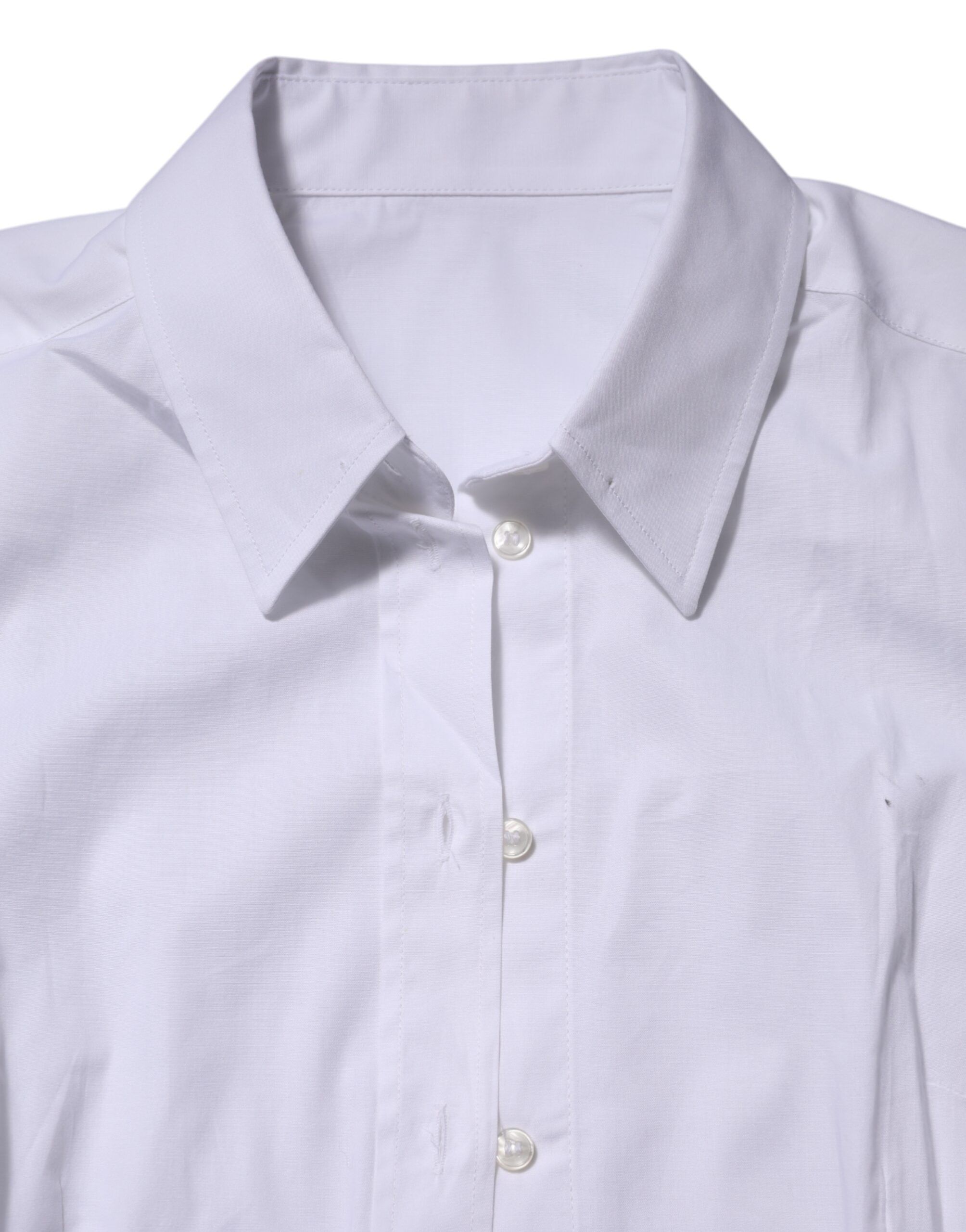 Cotton Collared Long Sleeves Top Women's Shirt (Pre-Owned) - Dolce & Gabbana - Modalova