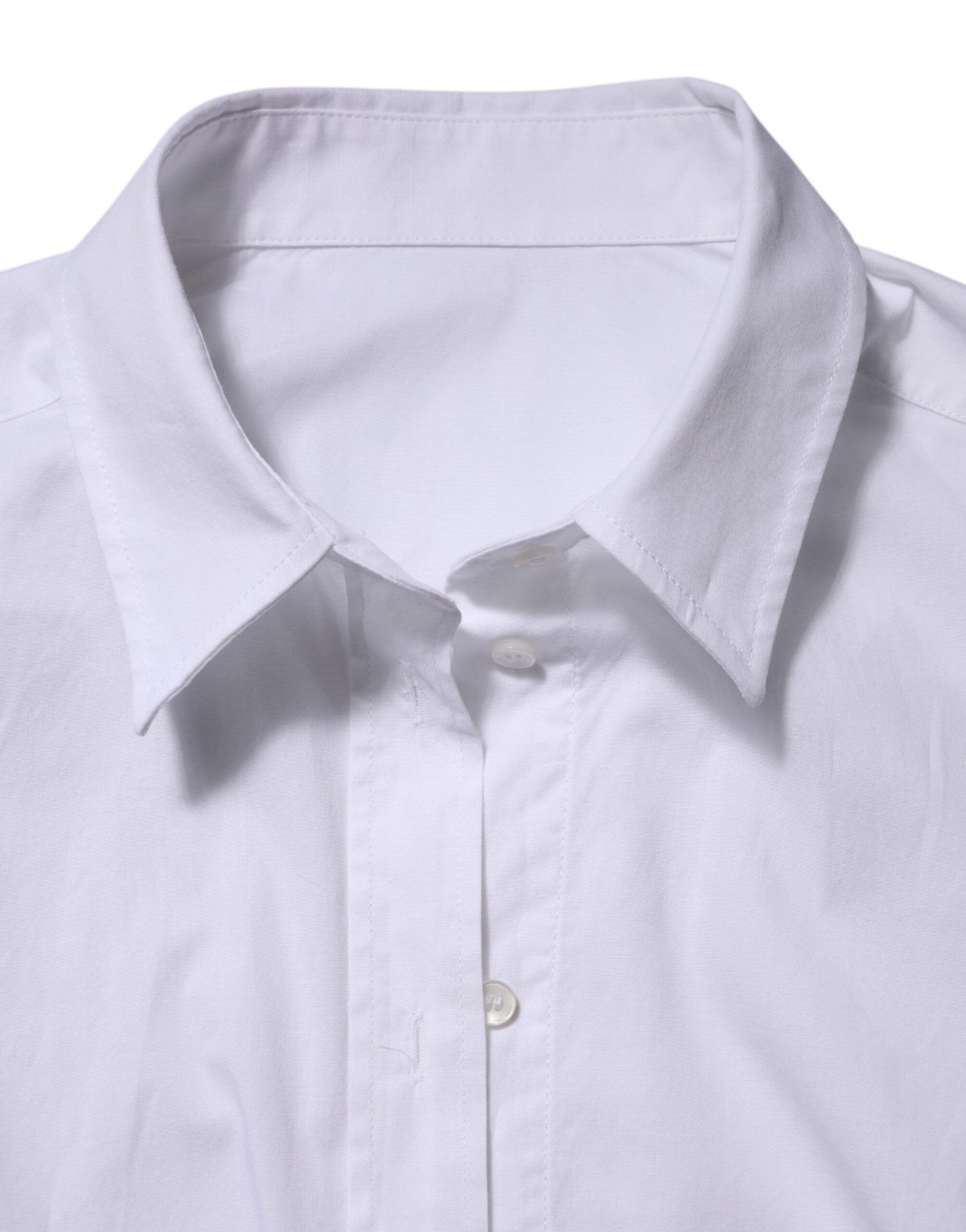 Cotton Long Sleeves Collared Top Women's Shirt - Dolce & Gabbana - Modalova