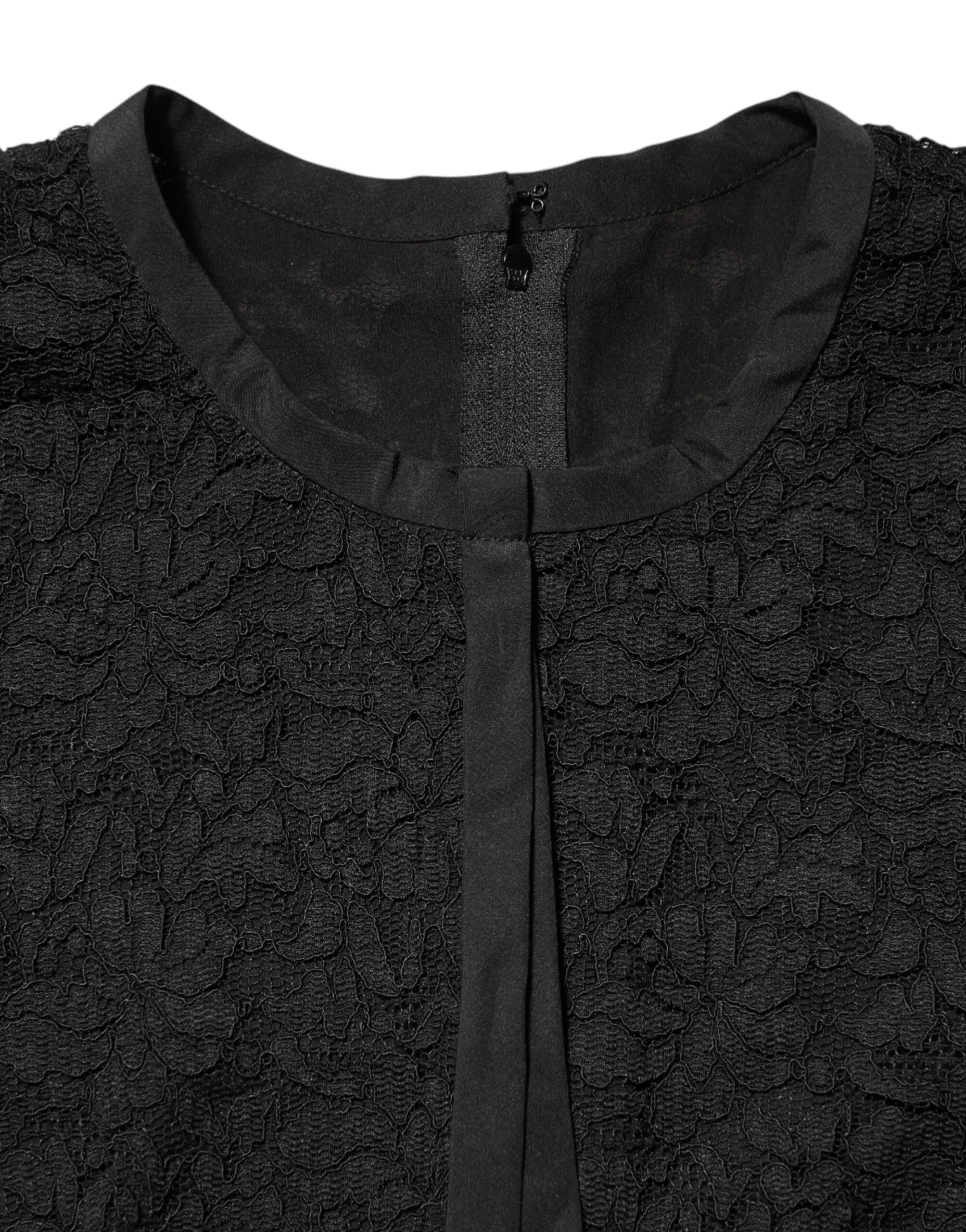 Nylon Lace Long Sleeve Blouse Women's Top - Dolce & Gabbana - Modalova