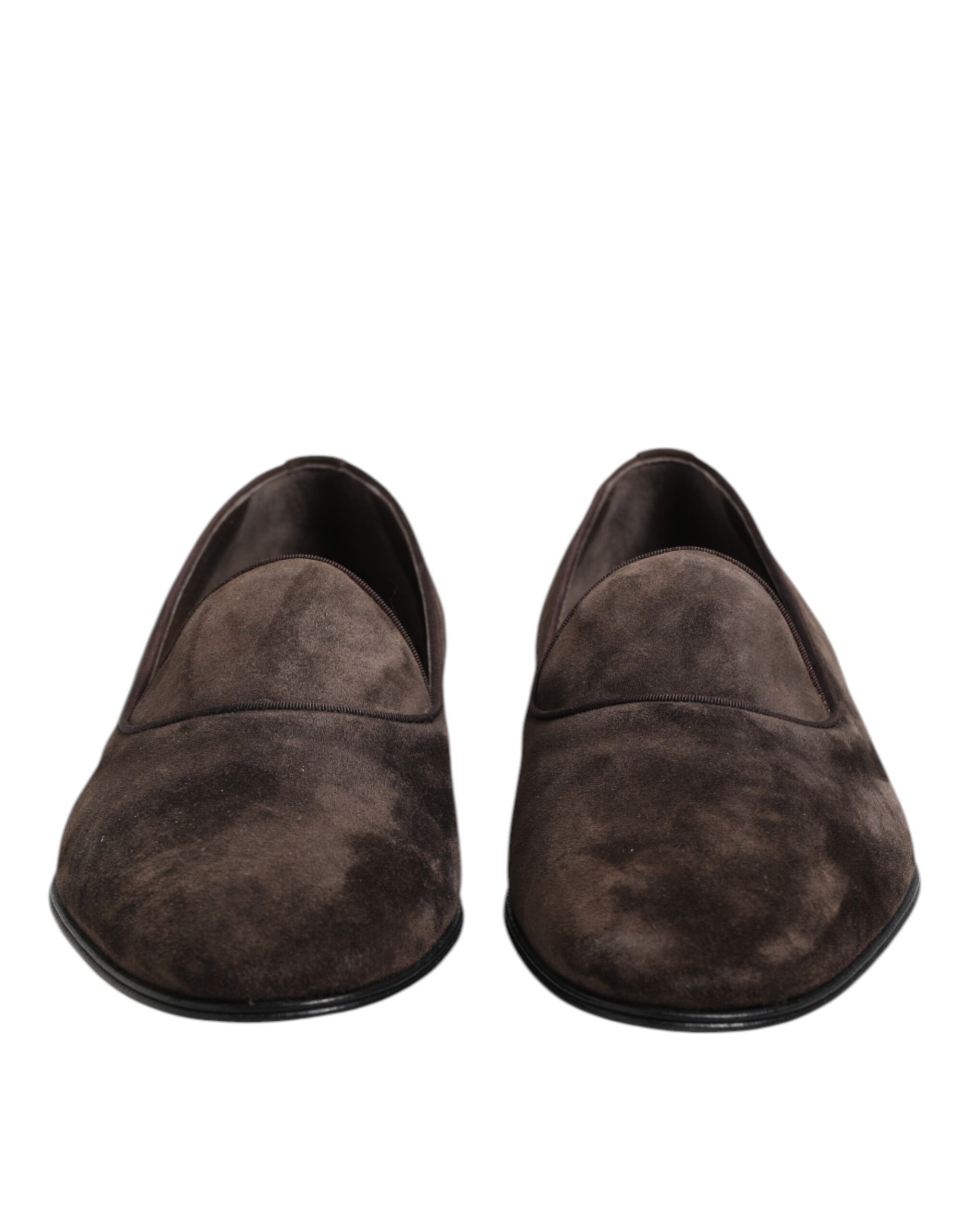 Velvet Leather Slip On Loafers Men's Shoes - Dolce & Gabbana - Modalova