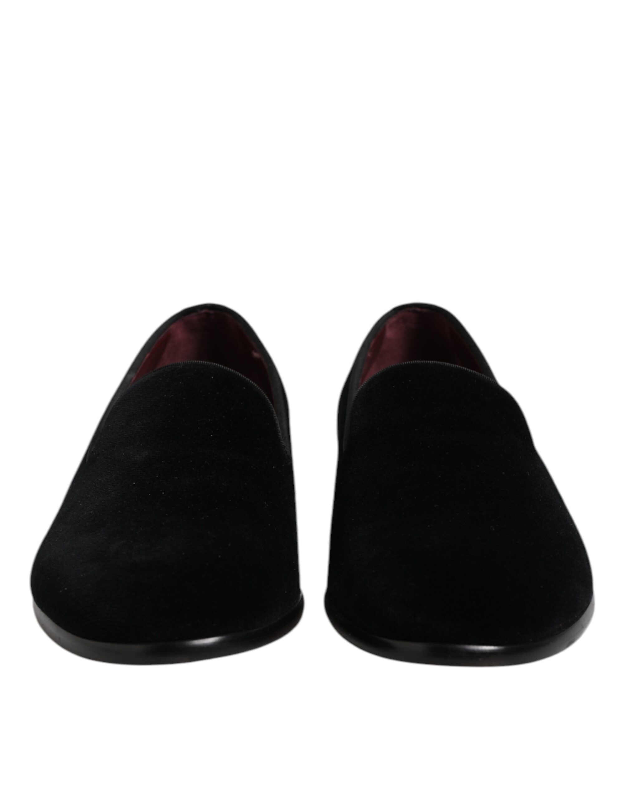 Velvet Slip On Loafers Formal Men's Shoes - Dolce & Gabbana - Modalova