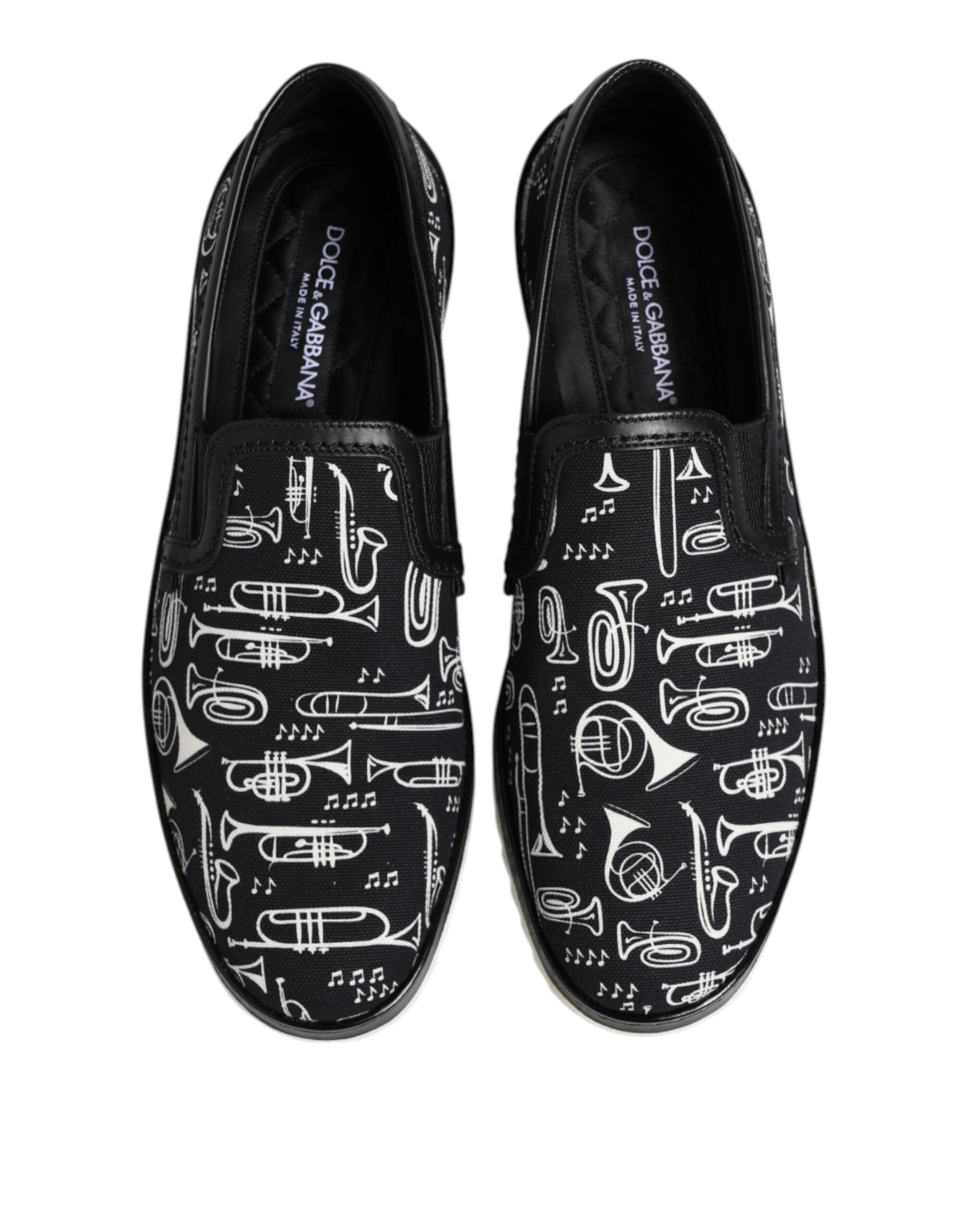 Slip On Printed Men Loafers Men's Shoes - Dolce & Gabbana - Modalova