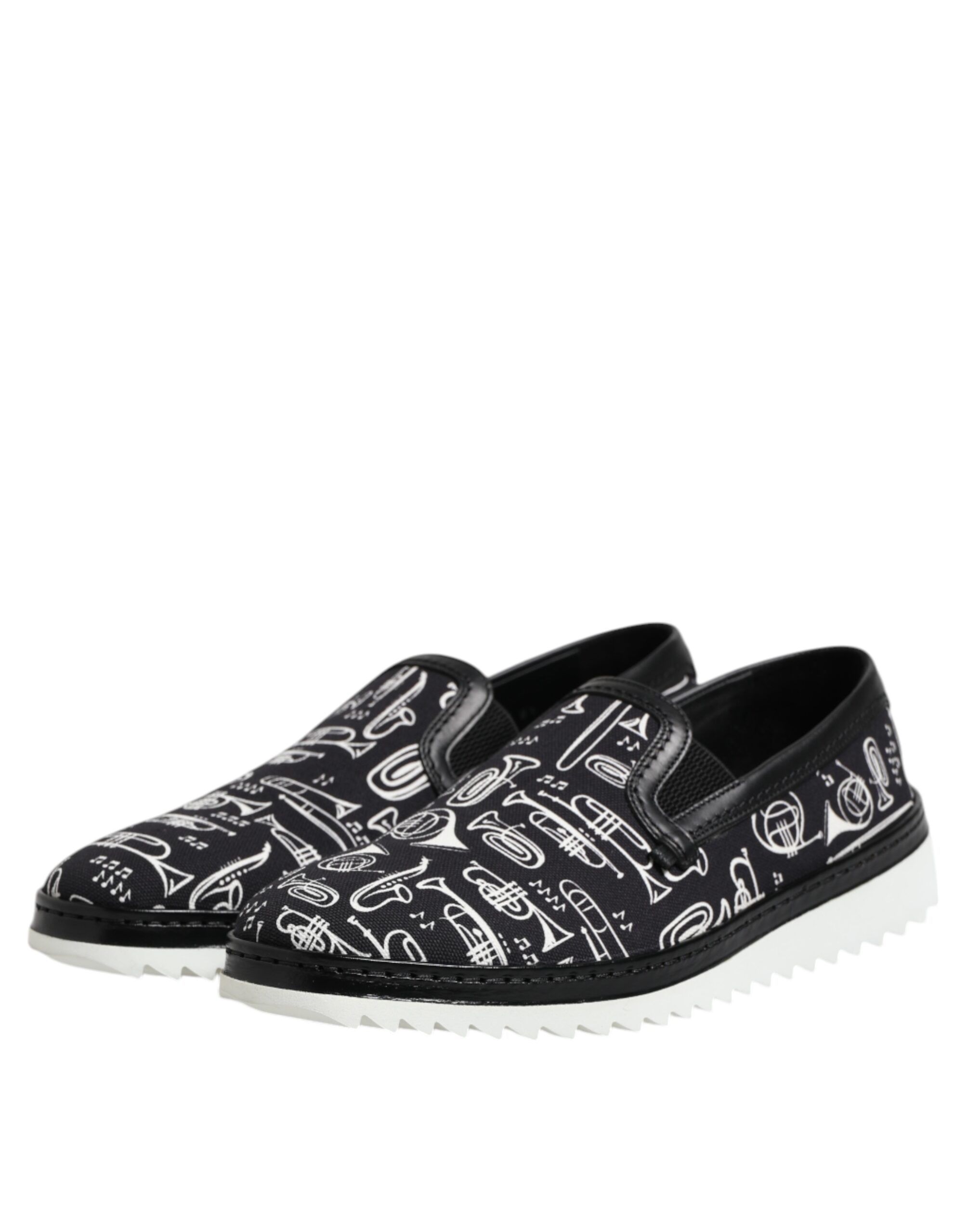 Slip On Printed Men Loafers Men's Shoes - Dolce & Gabbana - Modalova