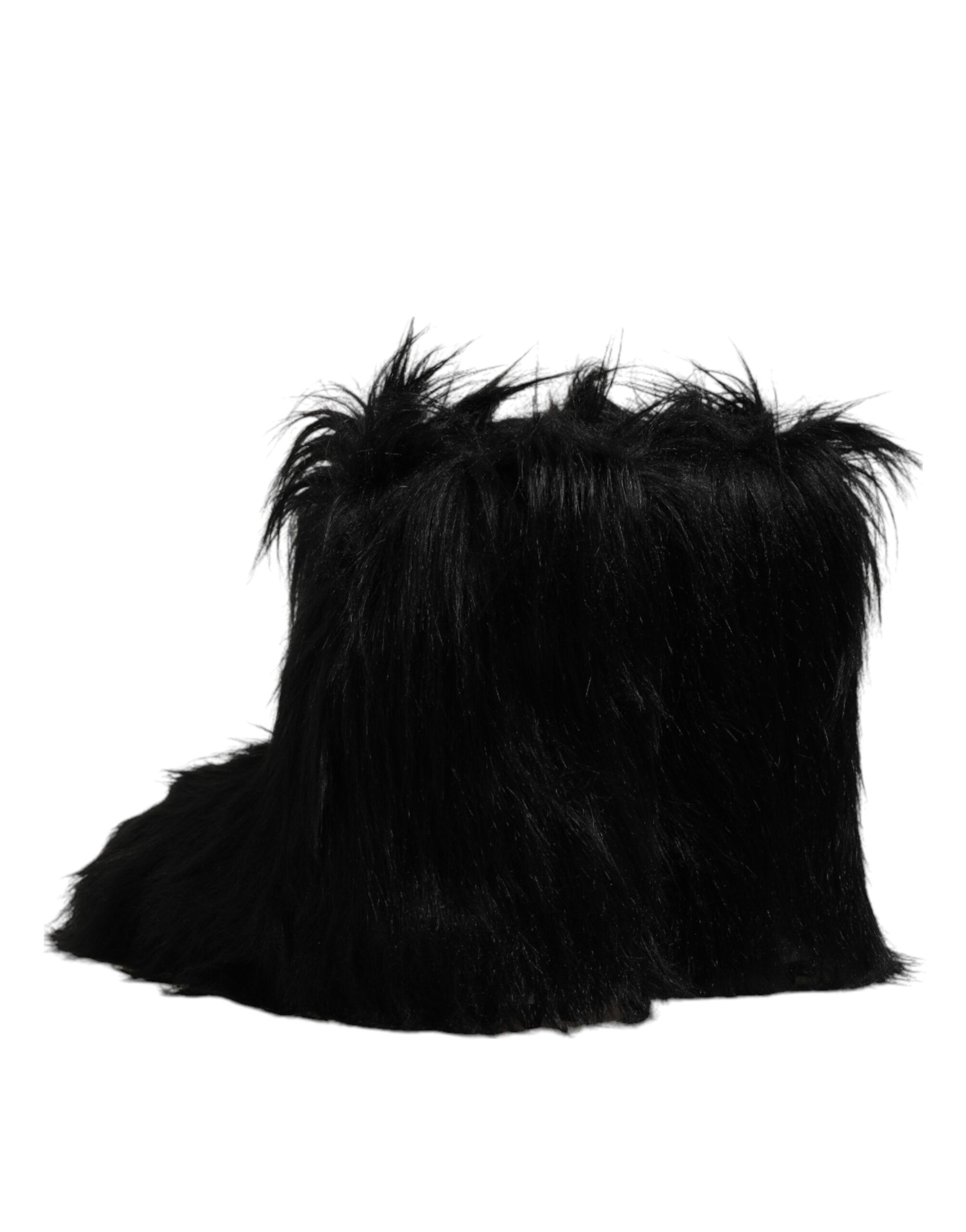Faux Fur Mid Calf Boots Men's Shoes - Dolce & Gabbana - Modalova
