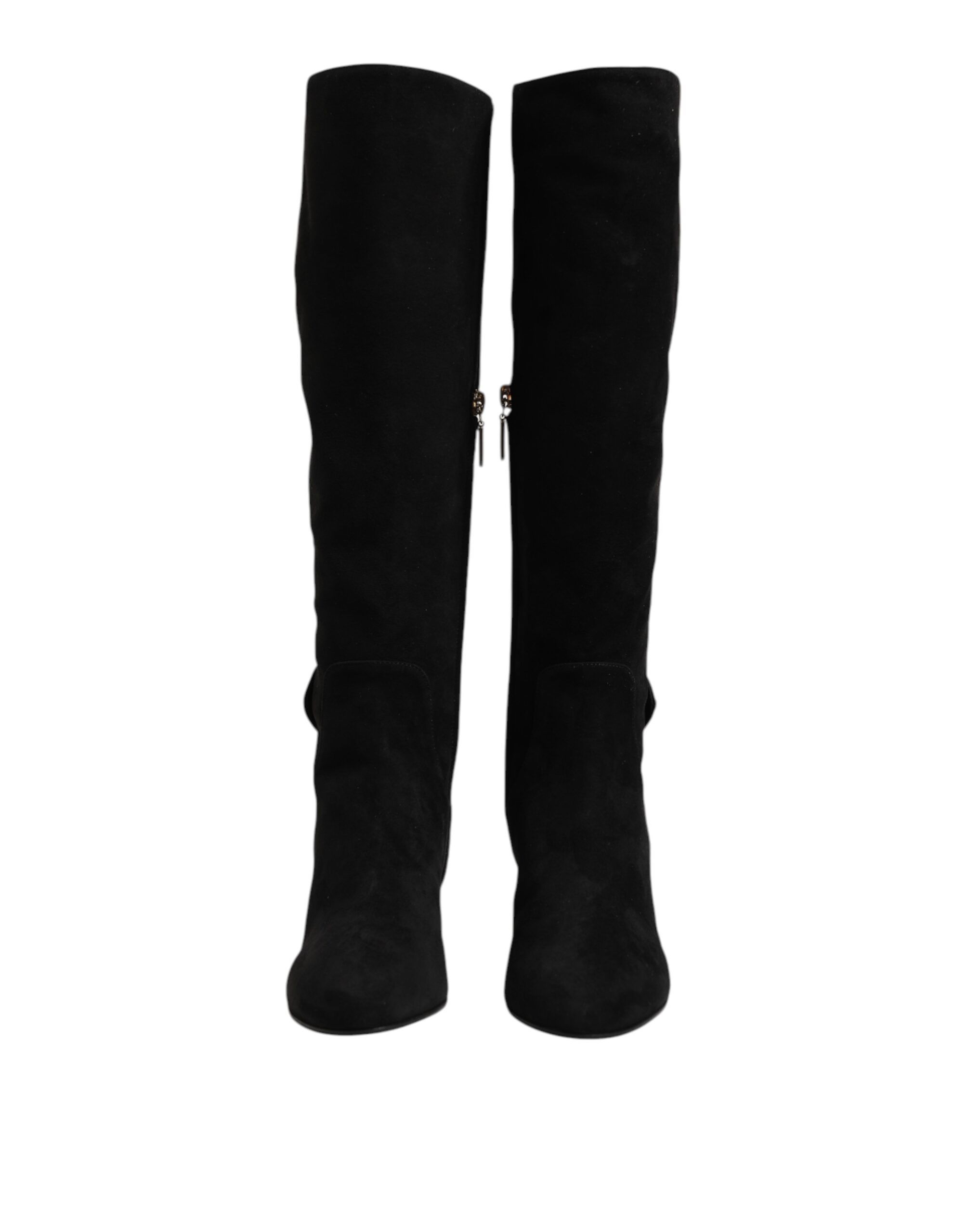 Suede Leather Knee High Boots Women's Shoes - Dolce & Gabbana - Modalova