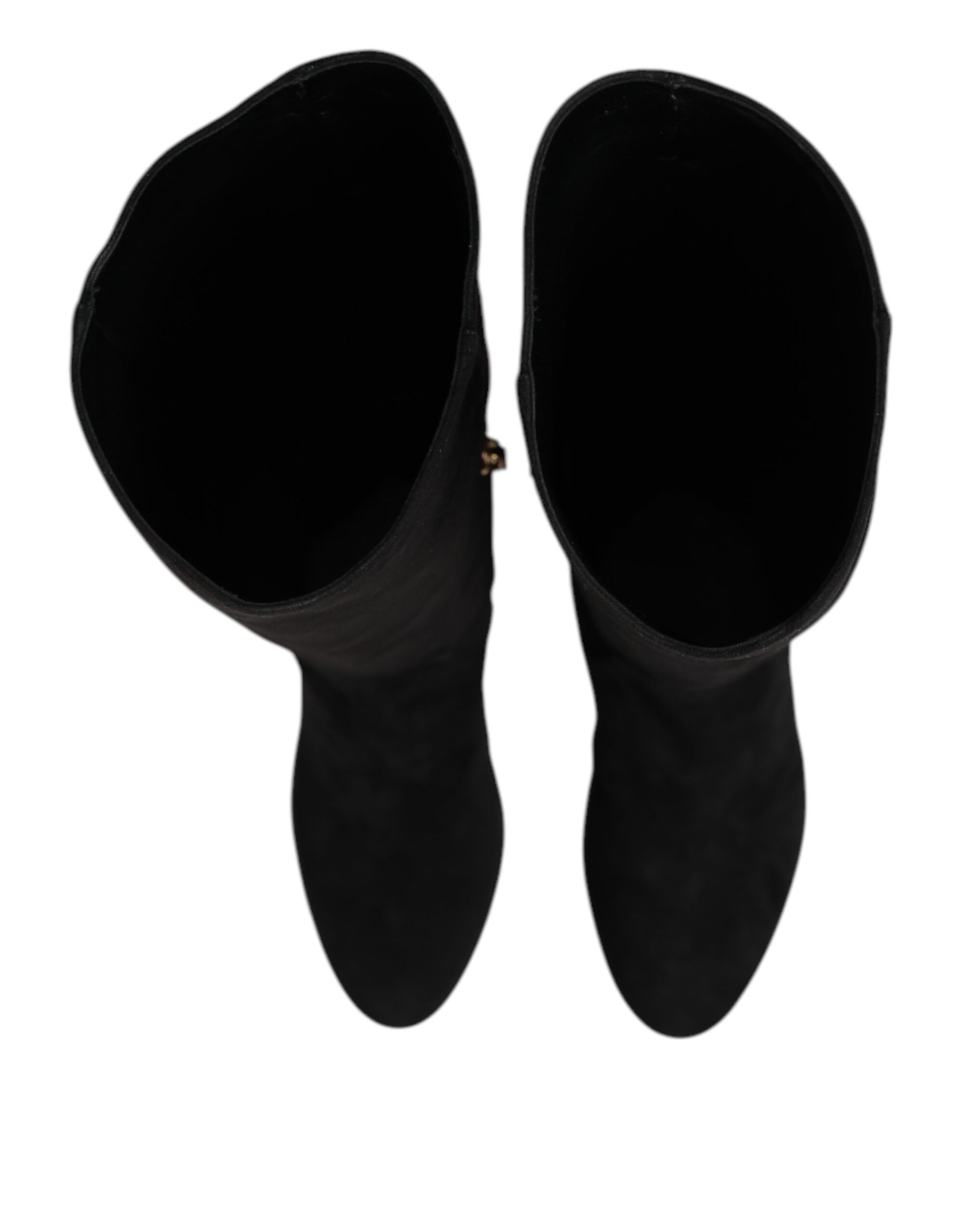 Suede Leather Knee High Boots Women's Shoes - Dolce & Gabbana - Modalova