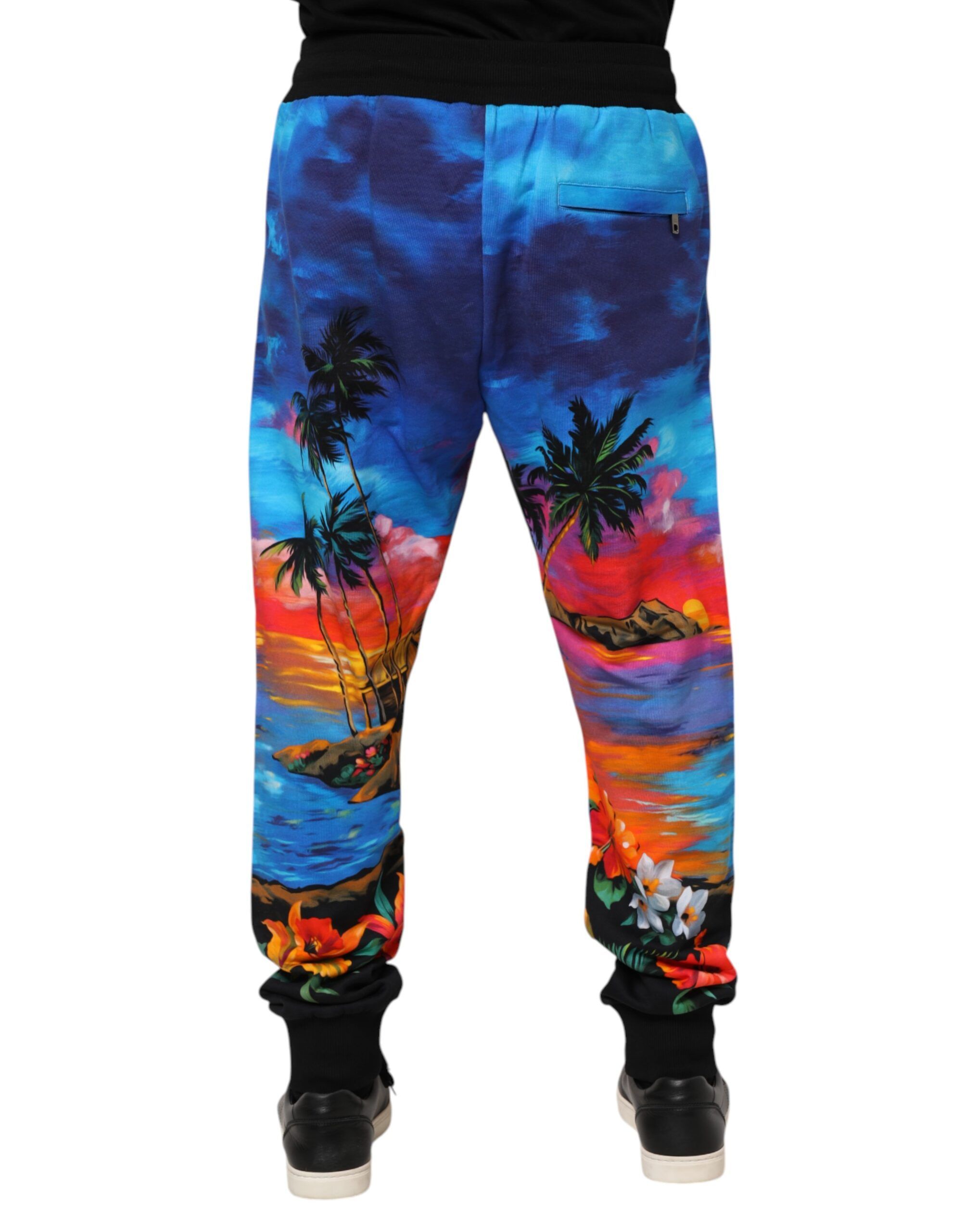 Hawaiian Print Jogger SweatMen's Men's Pants - Dolce & Gabbana - Modalova