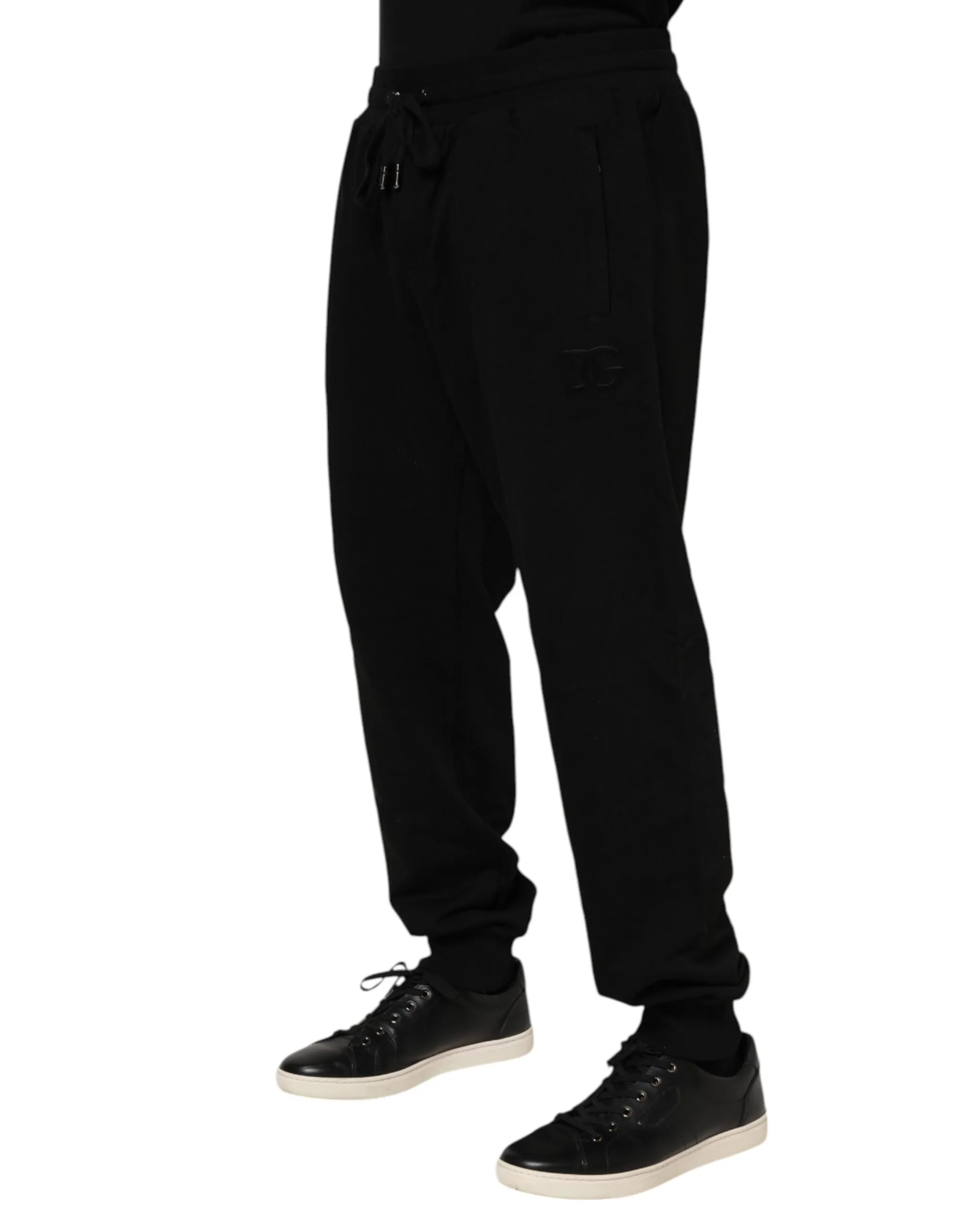 Cotton Logo Tape Men Jogger Men's Pants (Pre-Owned) - Dolce & Gabbana - Modalova