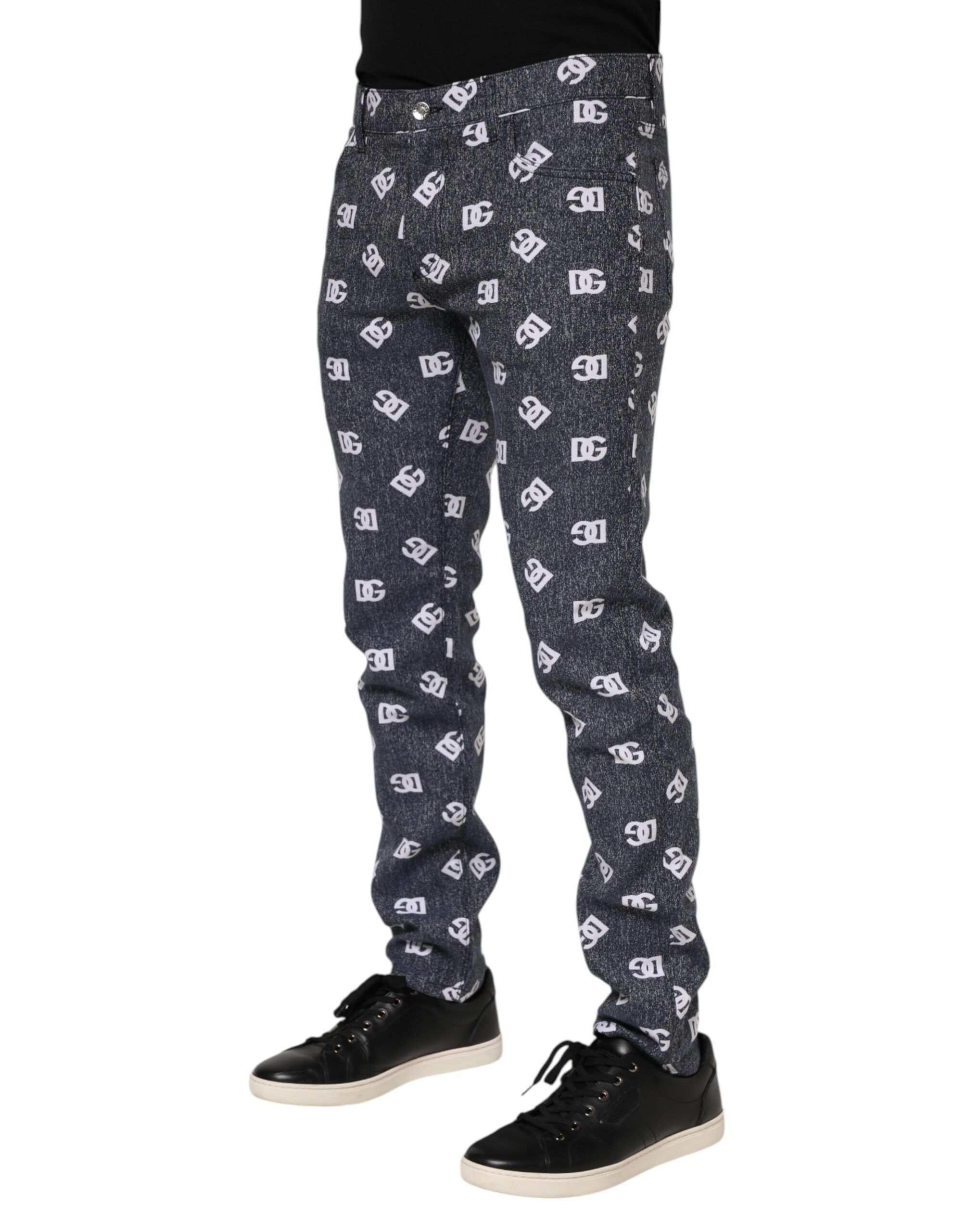 Logo Cotton Skinny Slim Denim Men's Jeans - Dolce & Gabbana - Modalova