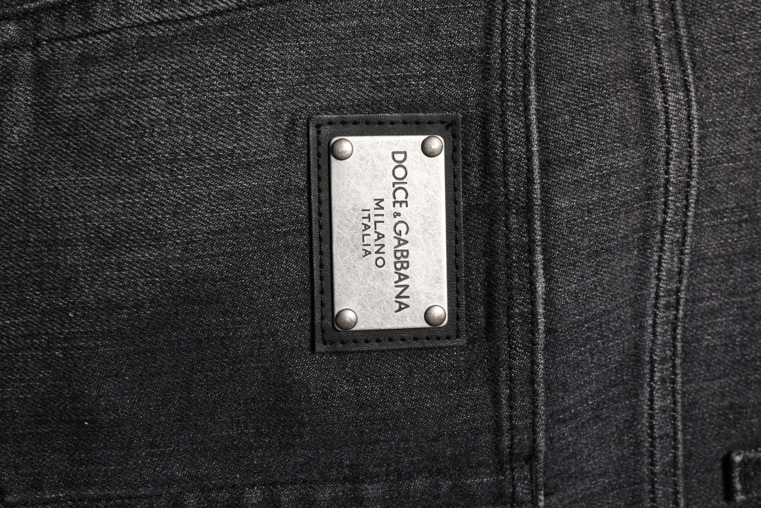 Washed Cotton Loose Denim Men's Jeans - Dolce & Gabbana - Modalova