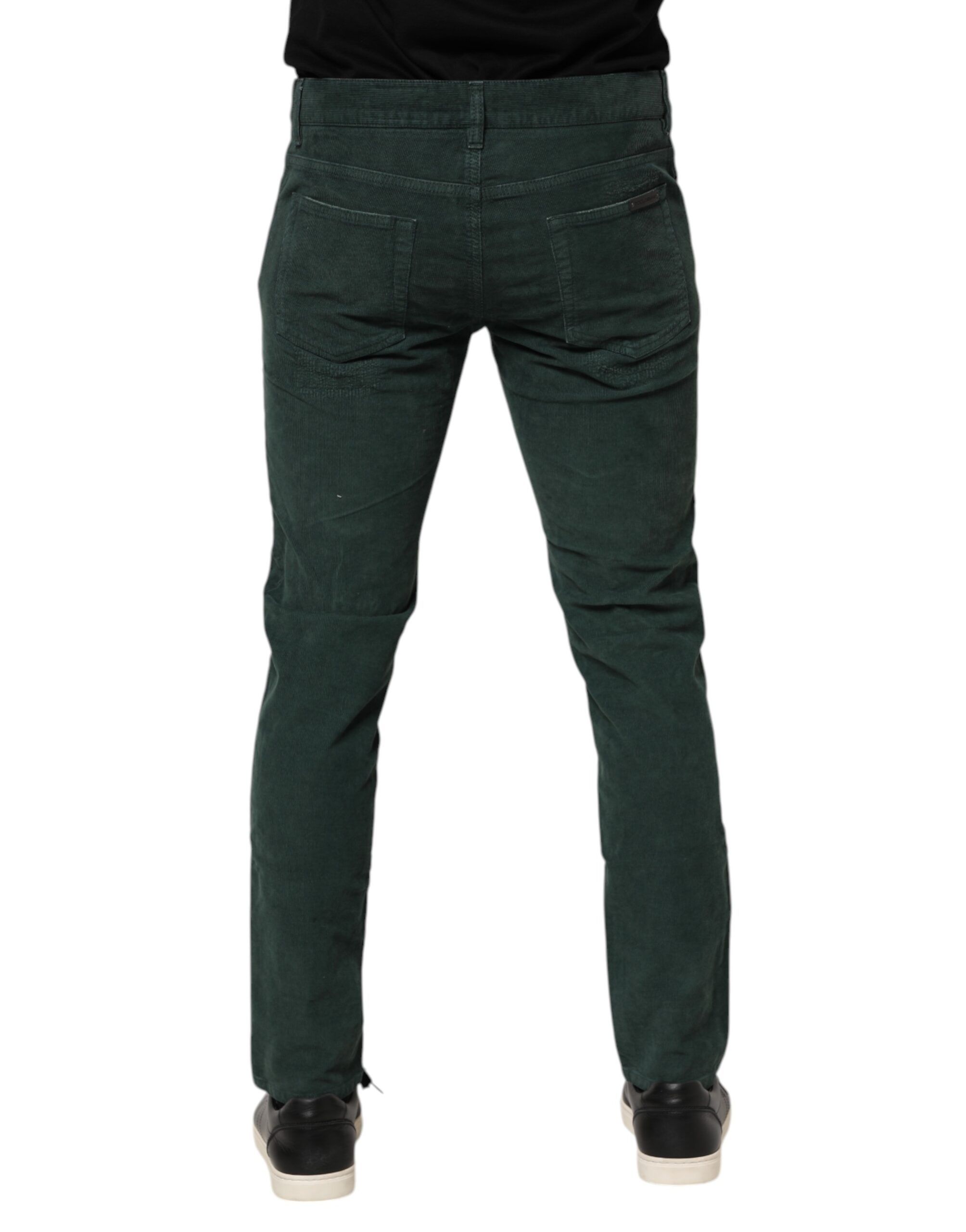 Cotton Corduroy Skinny Men's Pants - Dolce & Gabbana - Modalova