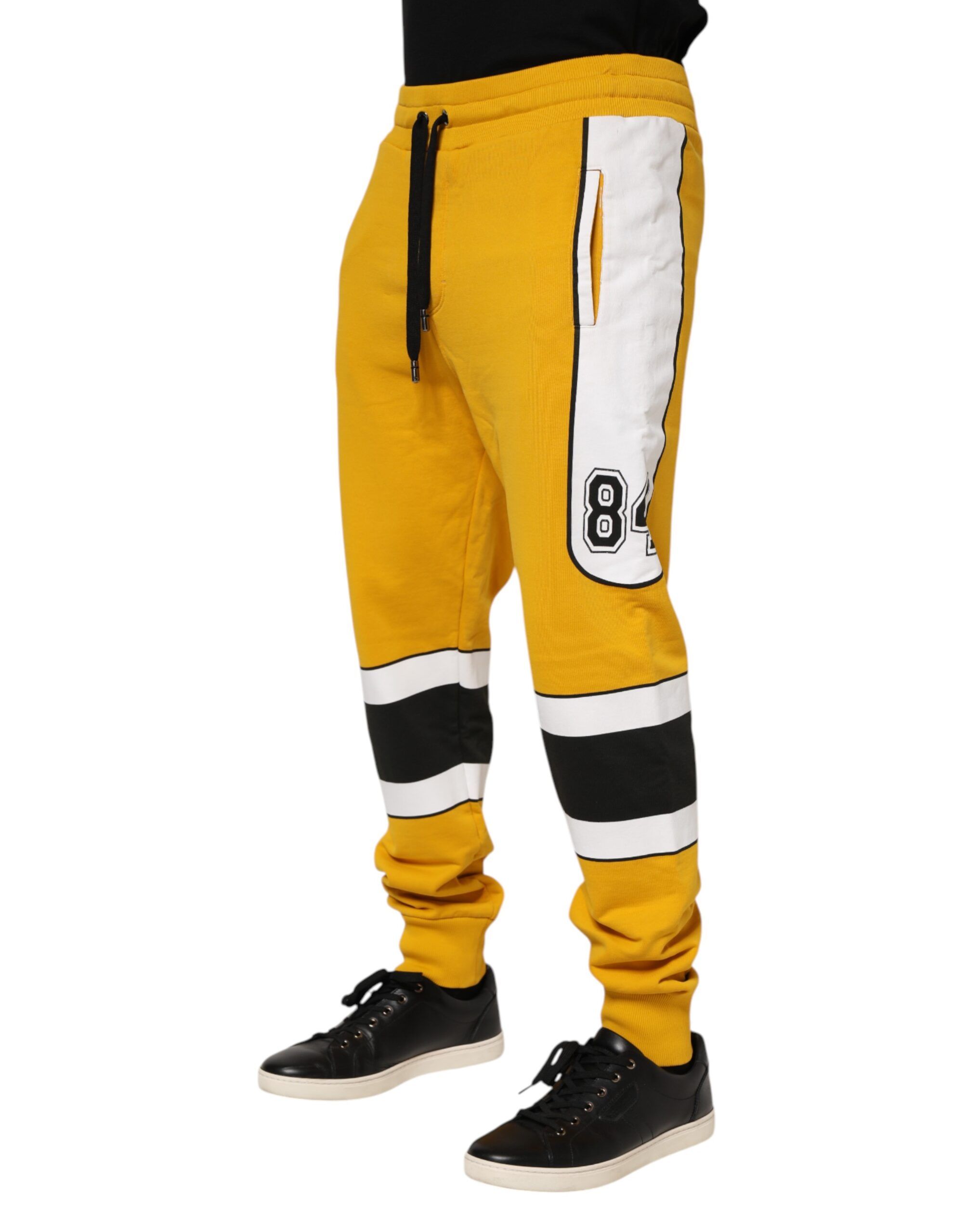 Printed Drawstring Jogger Men's Pants (Pre-Owned) - Dolce & Gabbana - Modalova