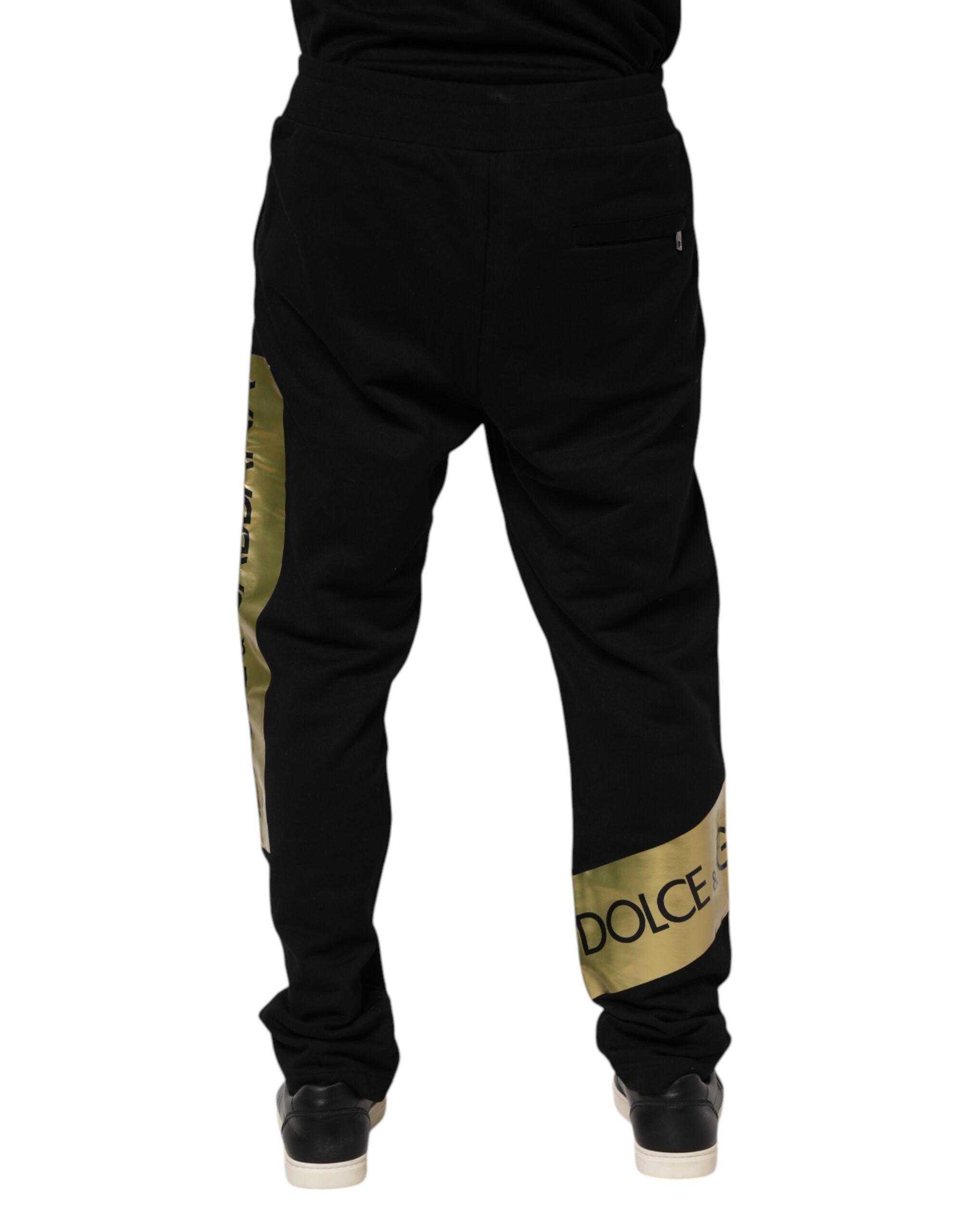 Cotton Logo Tape Men Jogger Men's Pants - Dolce & Gabbana - Modalova