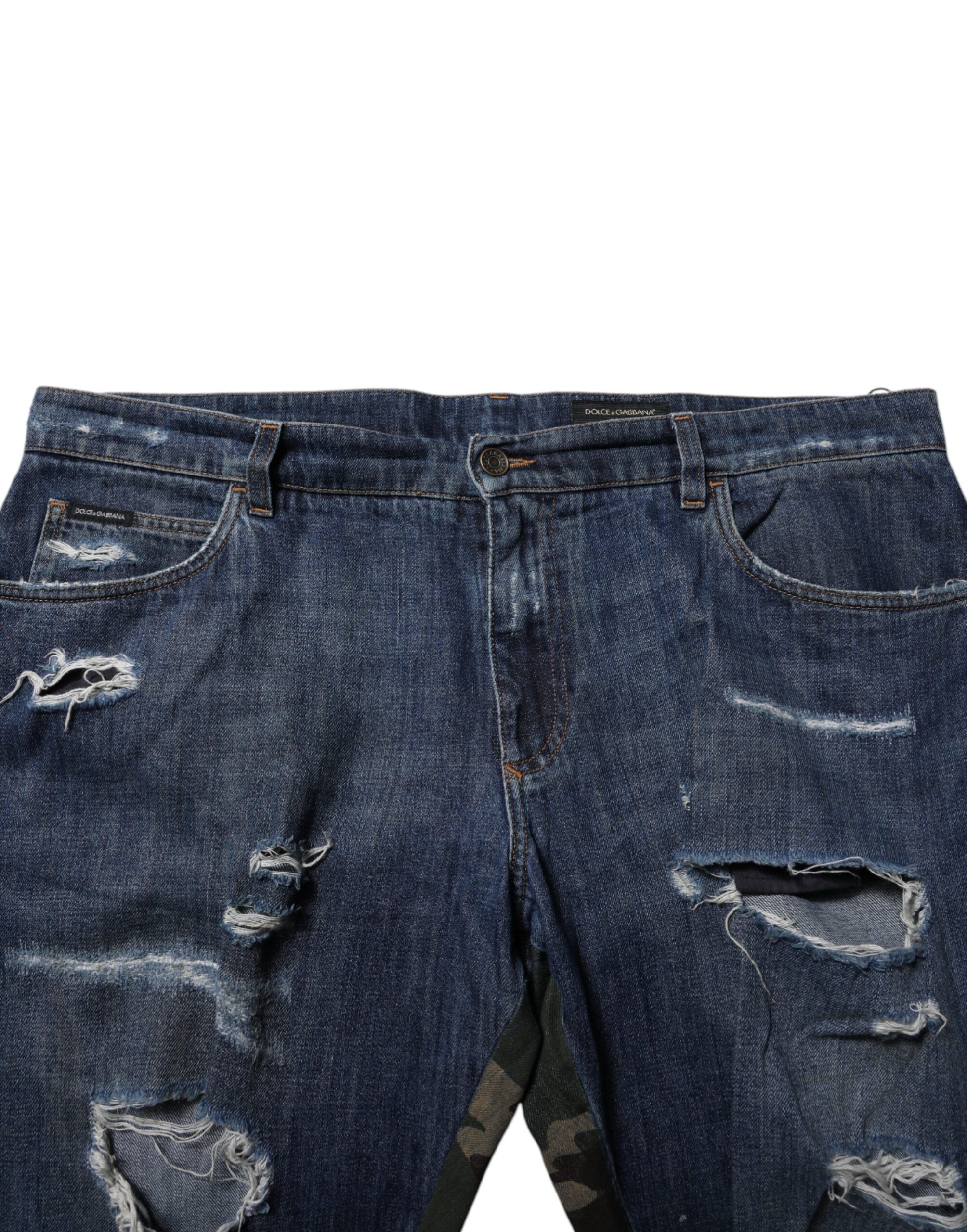 Cotton Camouflage Denim Men's Jeans (Pre-Owned) - Dolce & Gabbana - Modalova