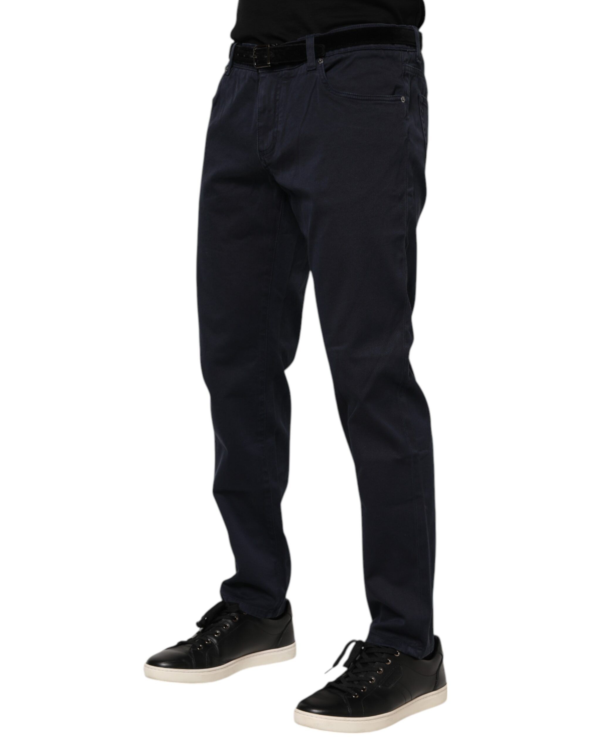 Cotton Tapered Denim Men's Jeans - Dolce & Gabbana - Modalova