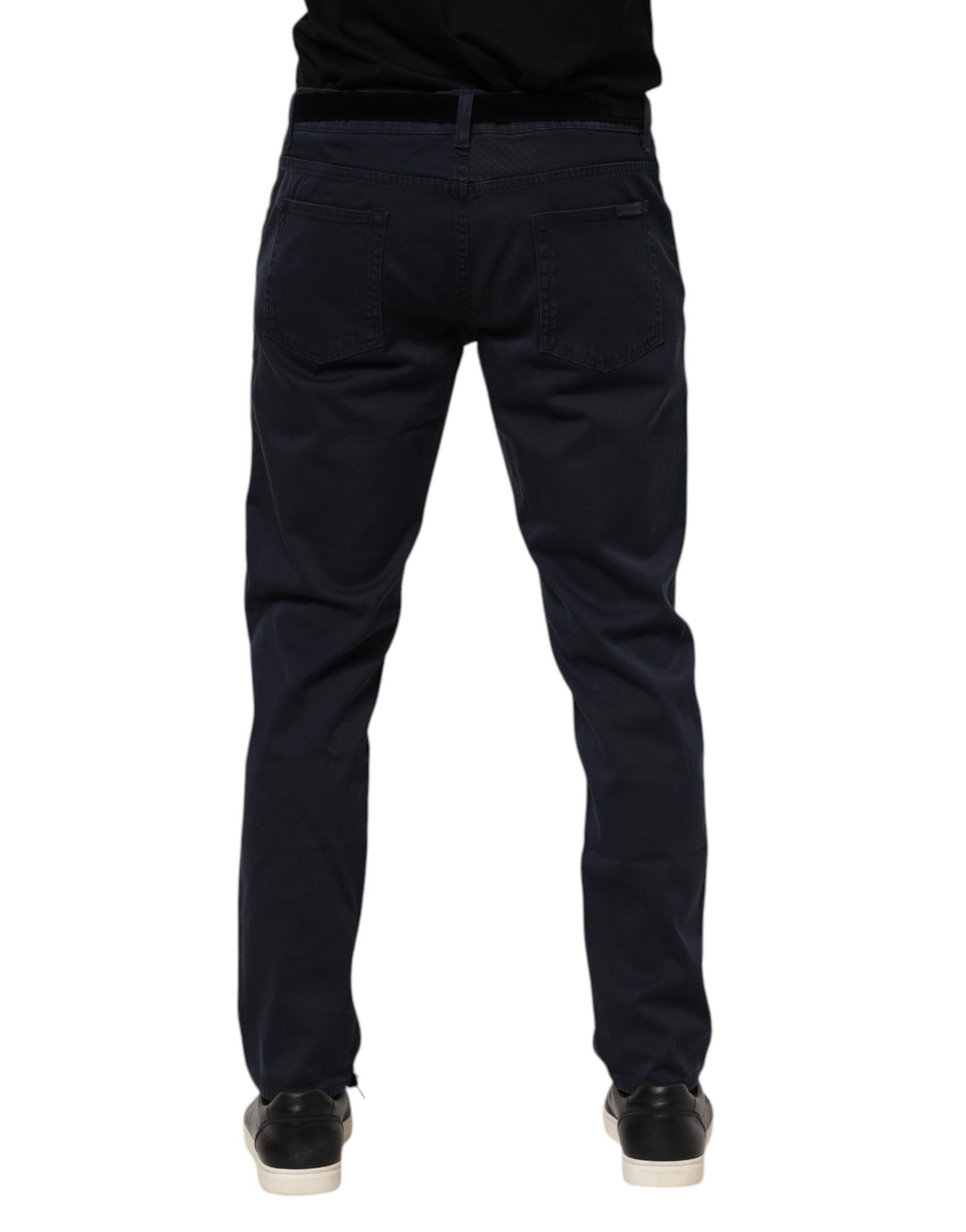 Cotton Tapered Denim Men's Jeans - Dolce & Gabbana - Modalova
