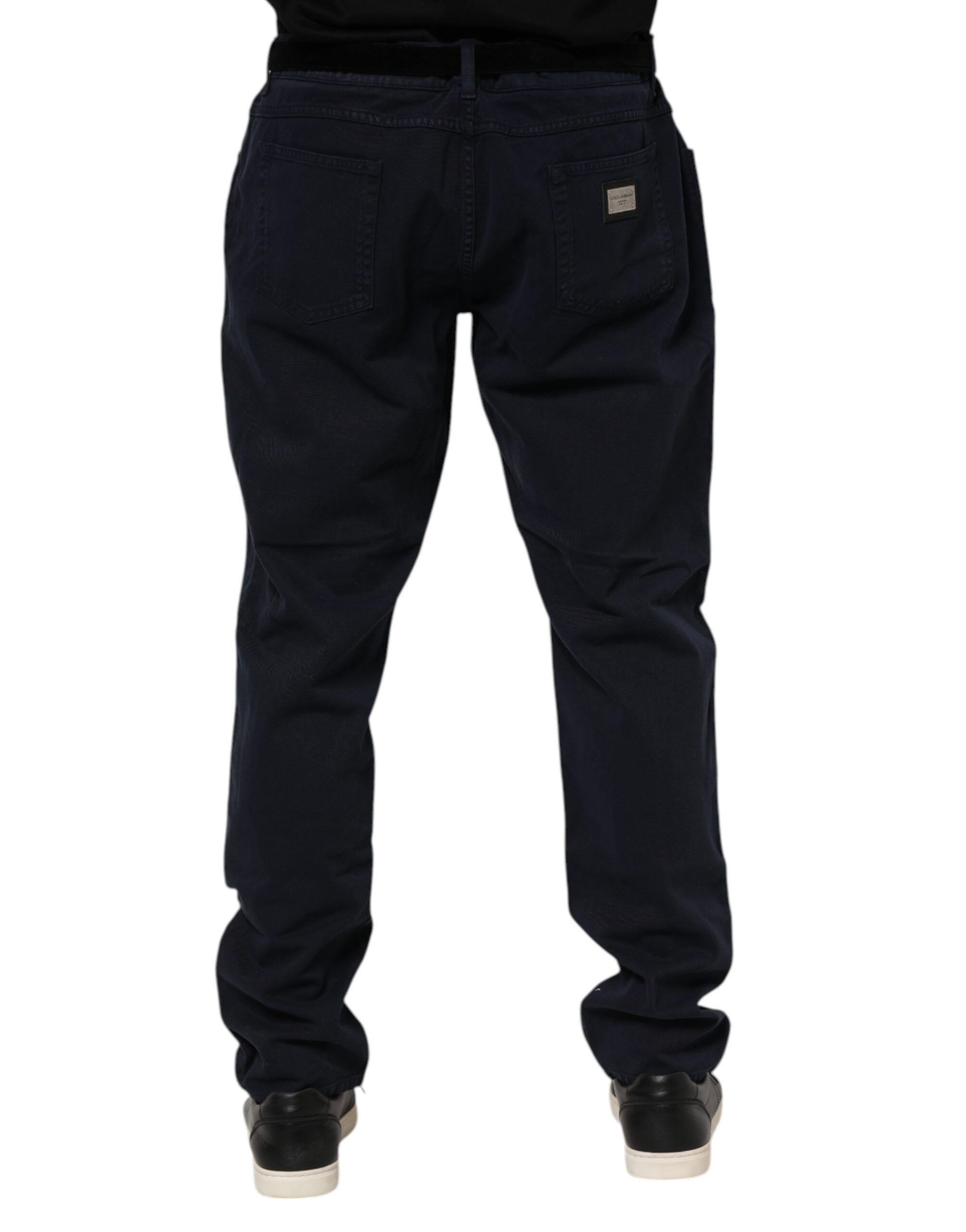 Cotton Tapered Denim Men's Jeans - Dolce & Gabbana - Modalova