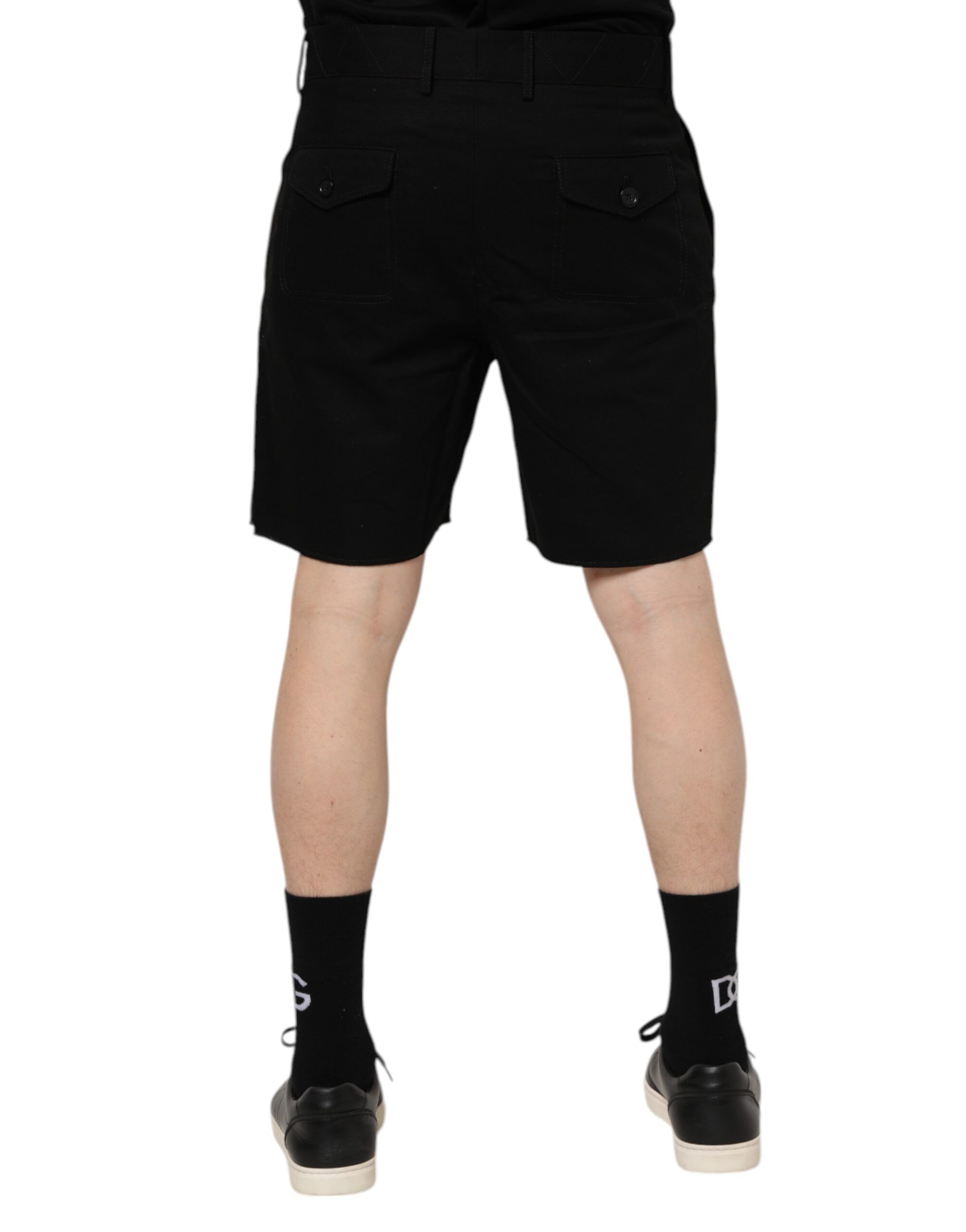 Cotton Knee Length Men Bermuda Men's Shorts - Dolce & Gabbana - Modalova