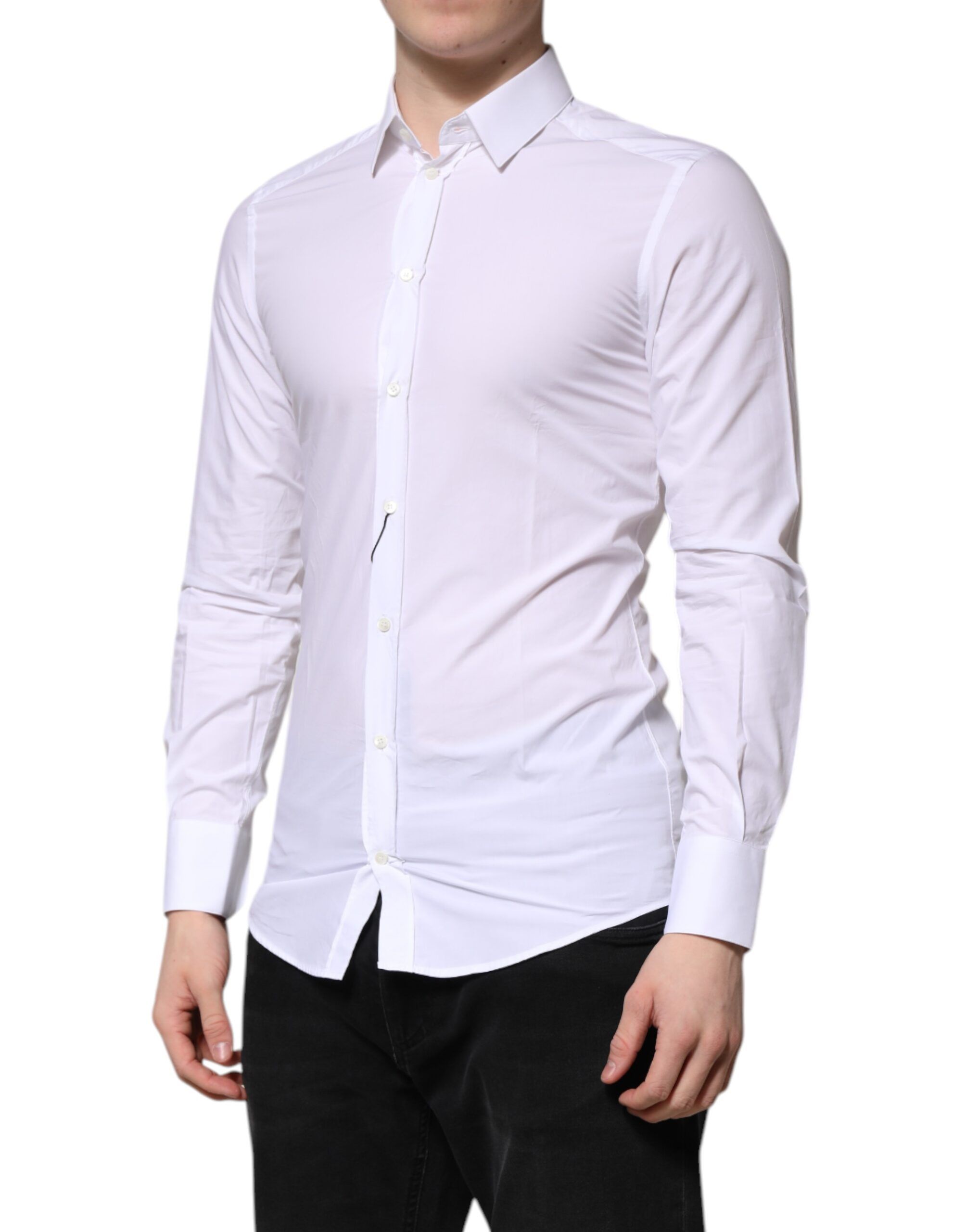 Cotton GOLD Long Sleeves Formal Men's Shirt (Pre-Owned) - Dolce & Gabbana - Modalova