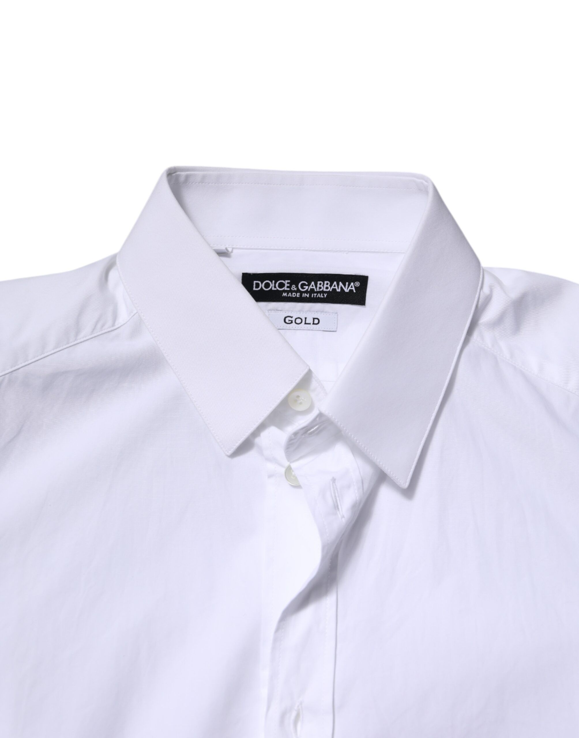 Cotton GOLD Long Sleeves Formal Men's Shirt (Pre-Owned) - Dolce & Gabbana - Modalova