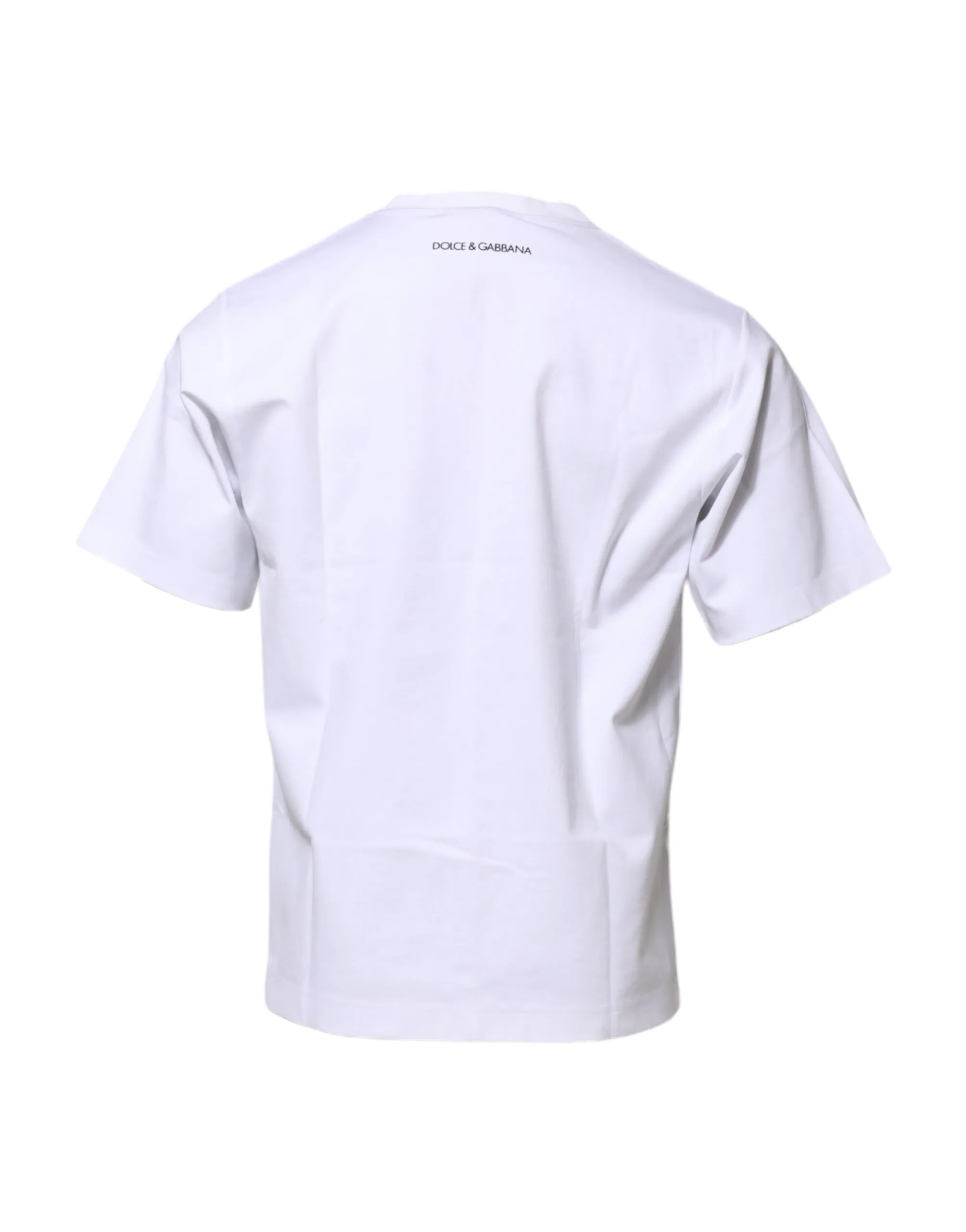 Cotton Crew Neck Graphic Print Men's T-shirt - Dolce & Gabbana - Modalova