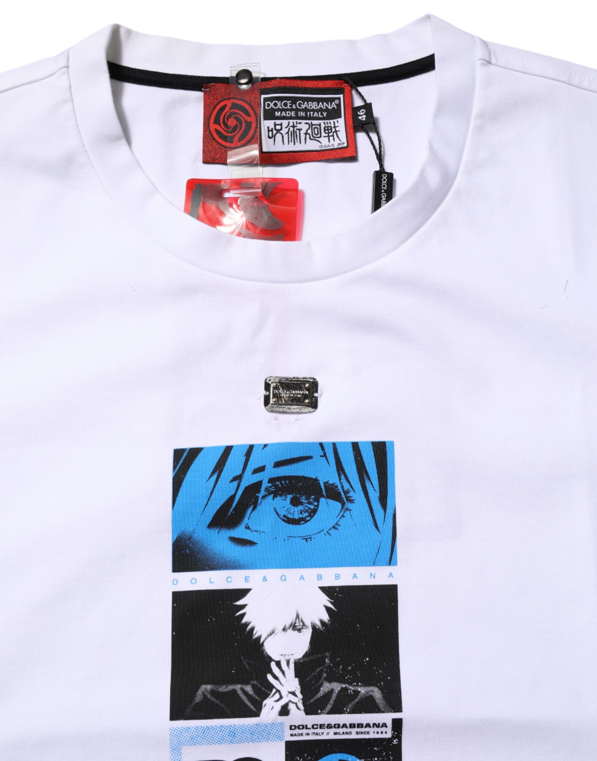 Cotton Crew Neck Graphic Print Men's T-shirt - Dolce & Gabbana - Modalova