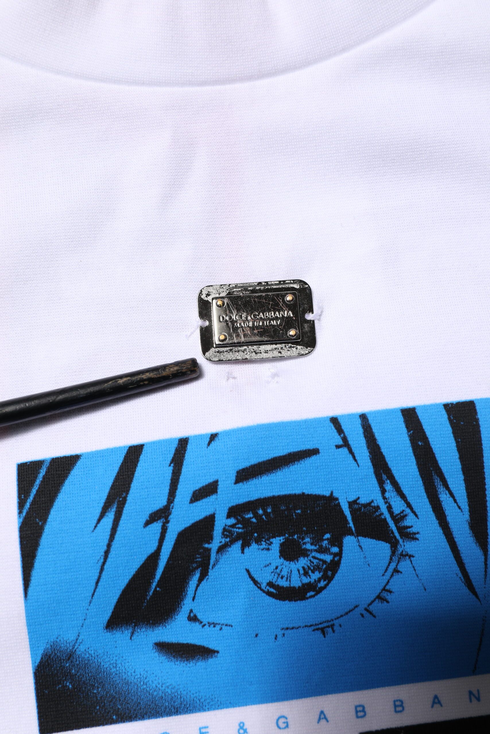 Cotton Crew Neck Graphic Print Men's T-shirt - Dolce & Gabbana - Modalova