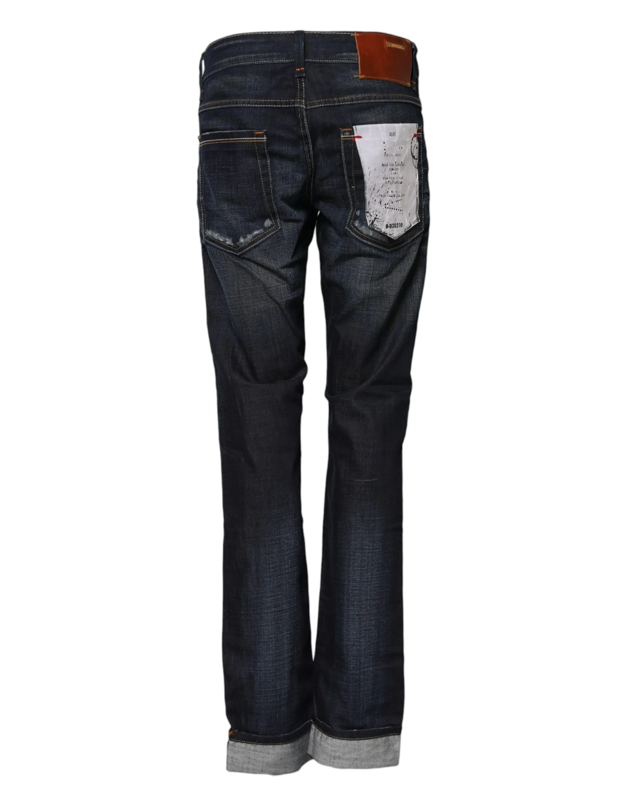 Washed Cotton Mid Waist Flared Denim Women's Jeans - Acht - Modalova