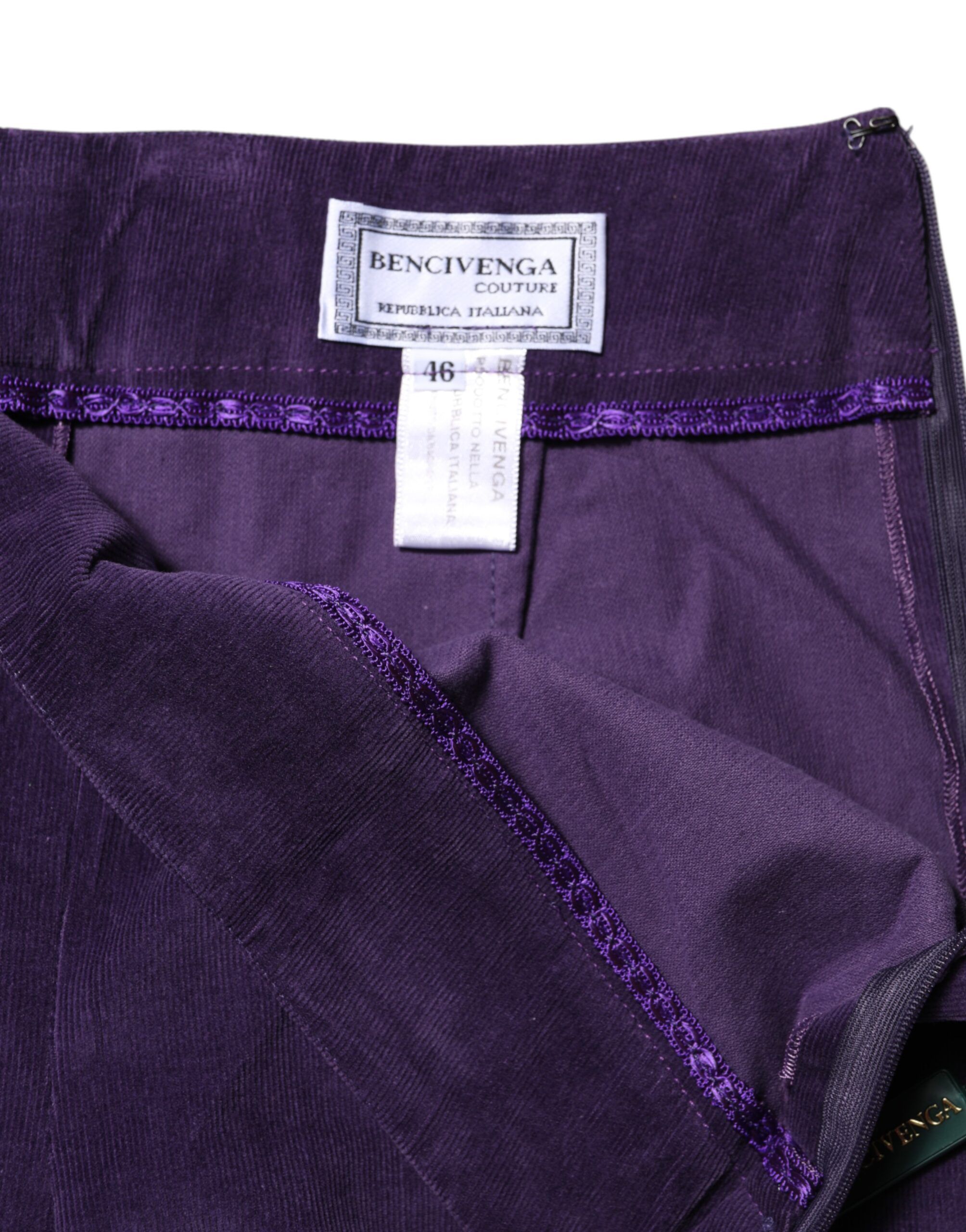 High Waisted Flared Women's Pants - BENCIVENGA - Modalova