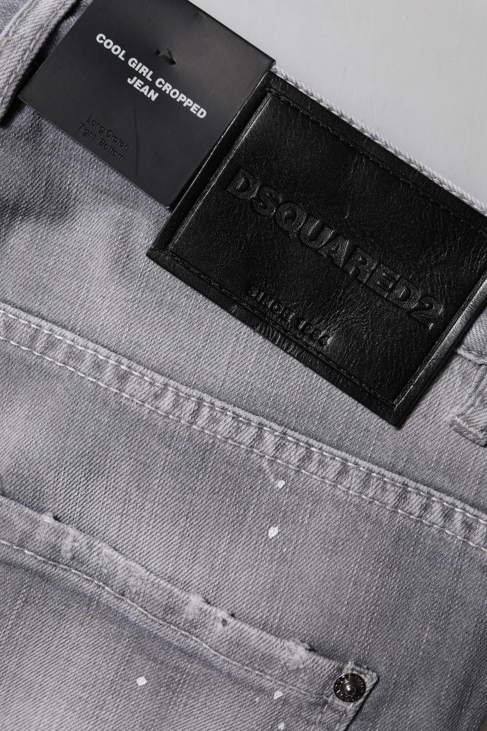 Washed Mid Waist Tapered Women's Jeans - Dsquared² - Modalova