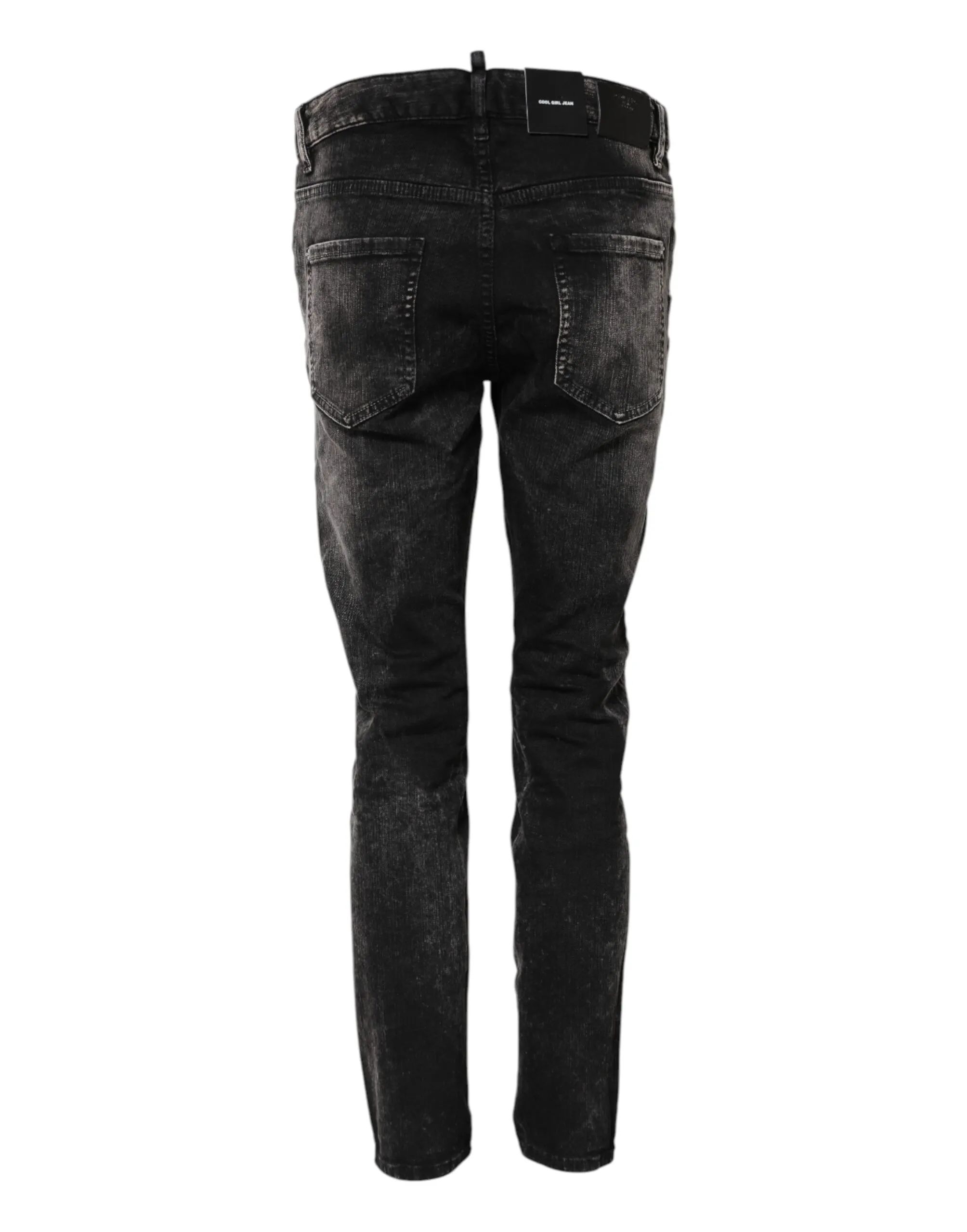 Washed Mid Waist Tapered Denim Women's Jeans - Dsquared² - Modalova
