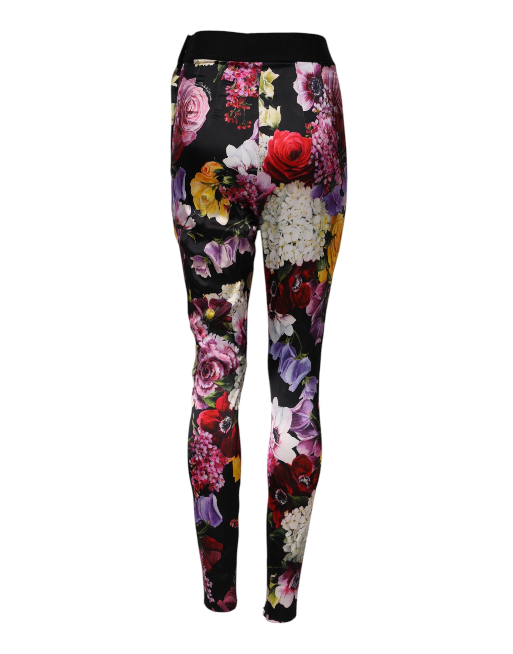 Floral Legging Stretch Waist Women's Pants - Dolce & Gabbana - Modalova