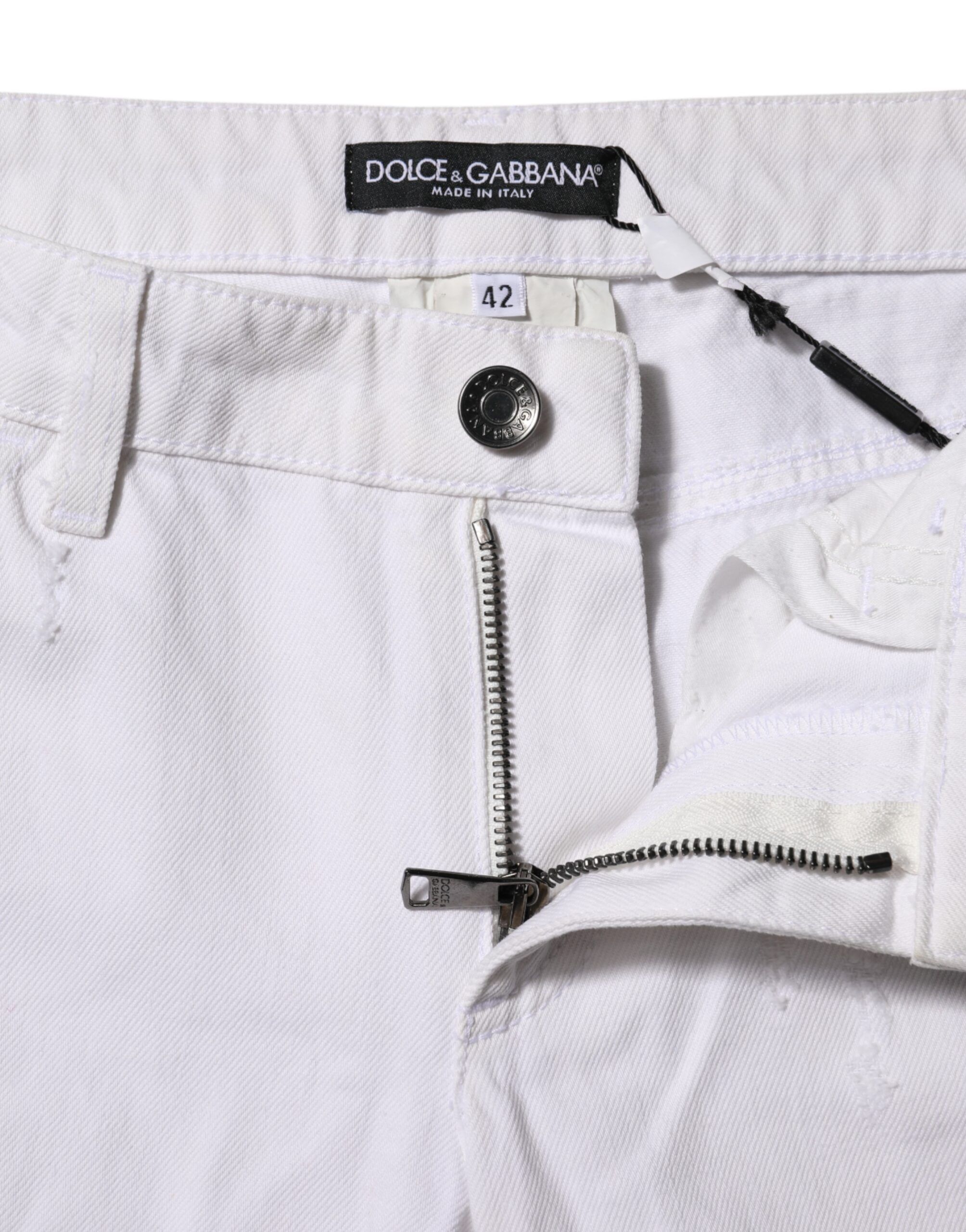 Cotton Mid Waisted Women Denim Women's Jeans - Dolce & Gabbana - Modalova