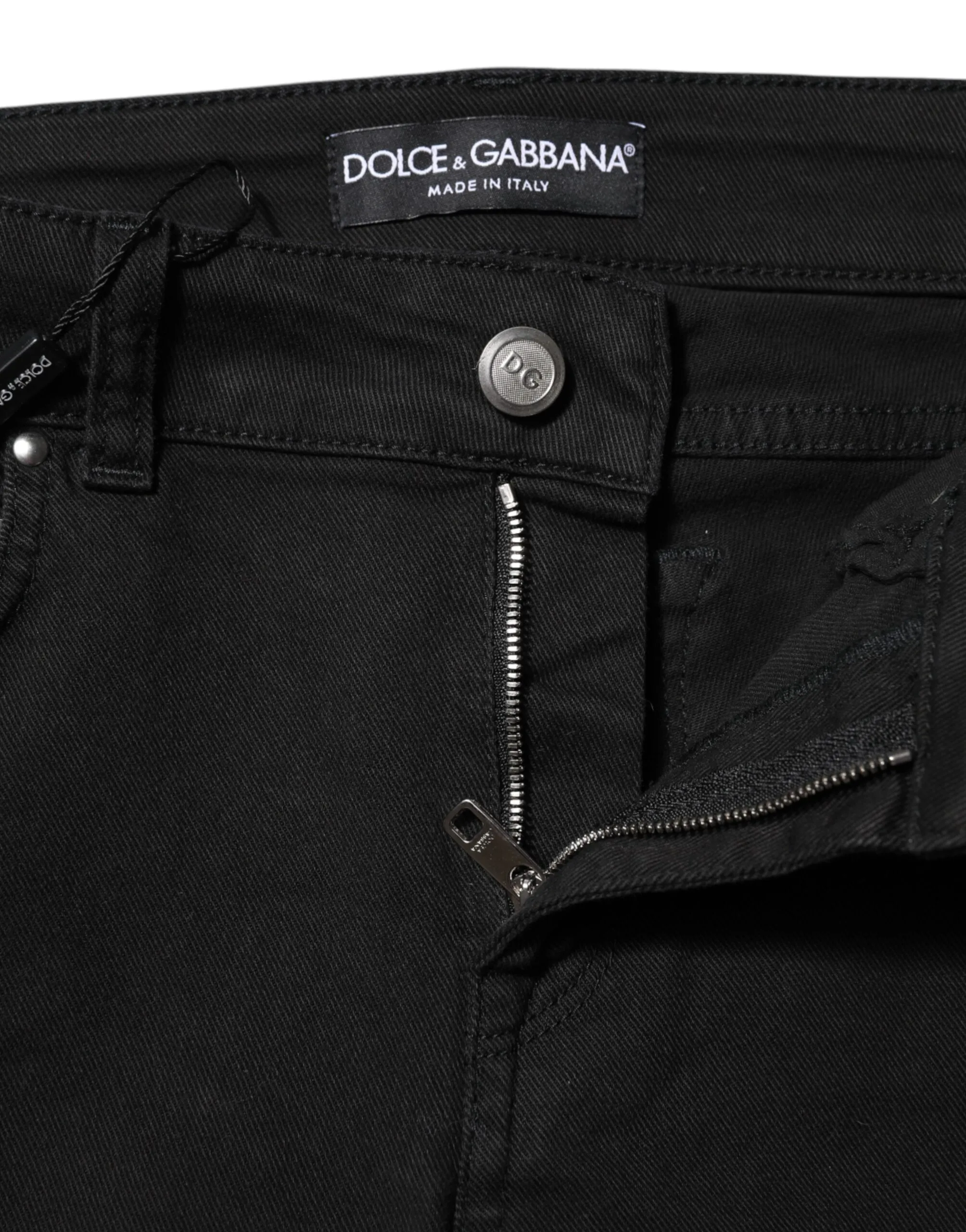Cotton Stretch Slim Fit Denim Women's Jeans - Dolce & Gabbana - Modalova