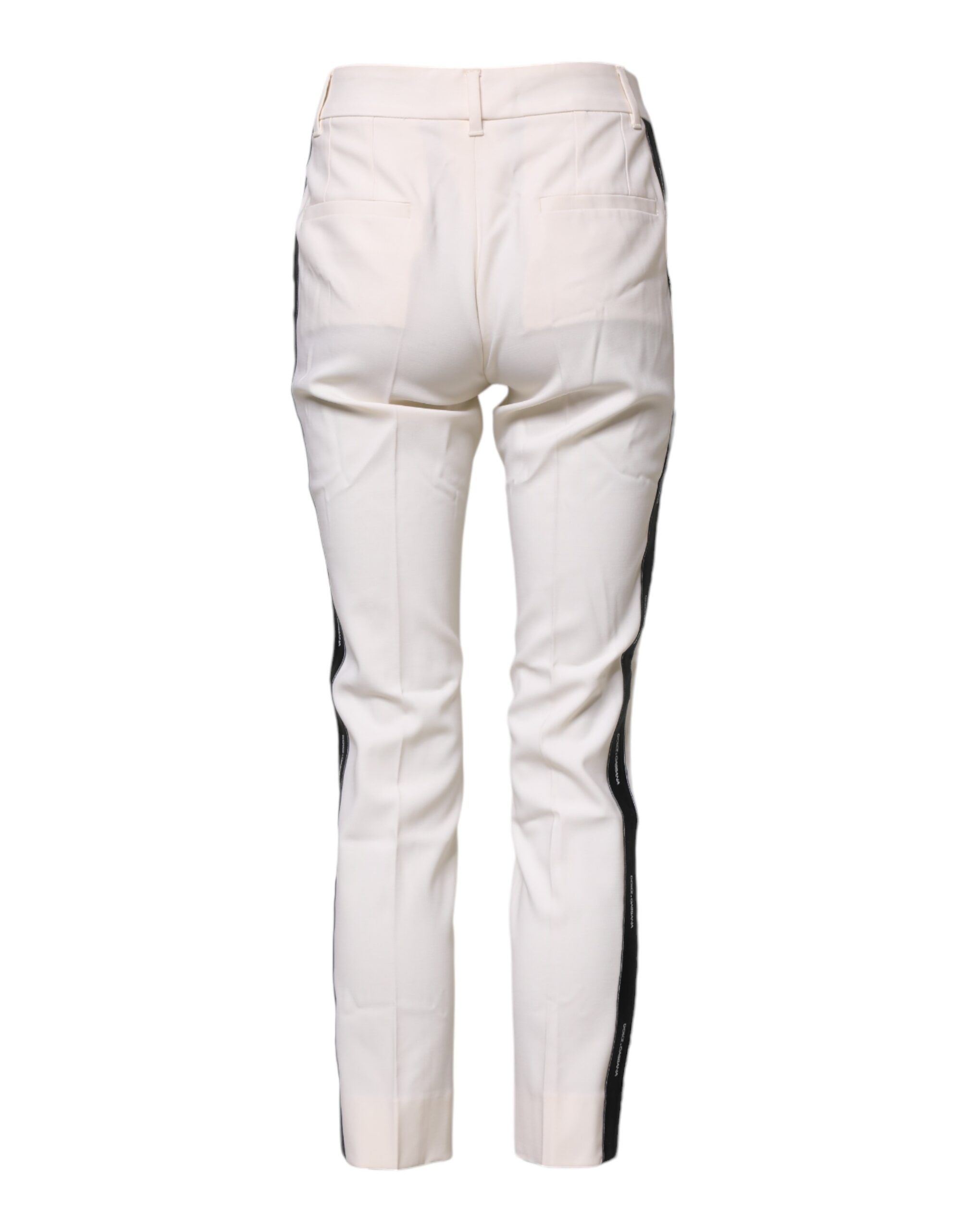 Wool Tapered High Waist Women's Pants - Dolce & Gabbana - Modalova