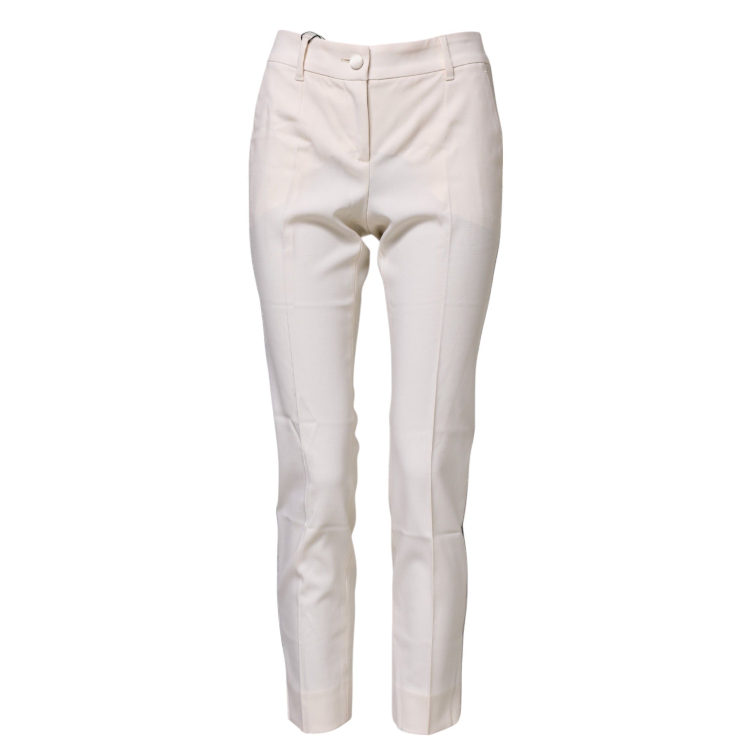 Wool Tapered High Waist Women's Pants - Dolce & Gabbana - Modalova