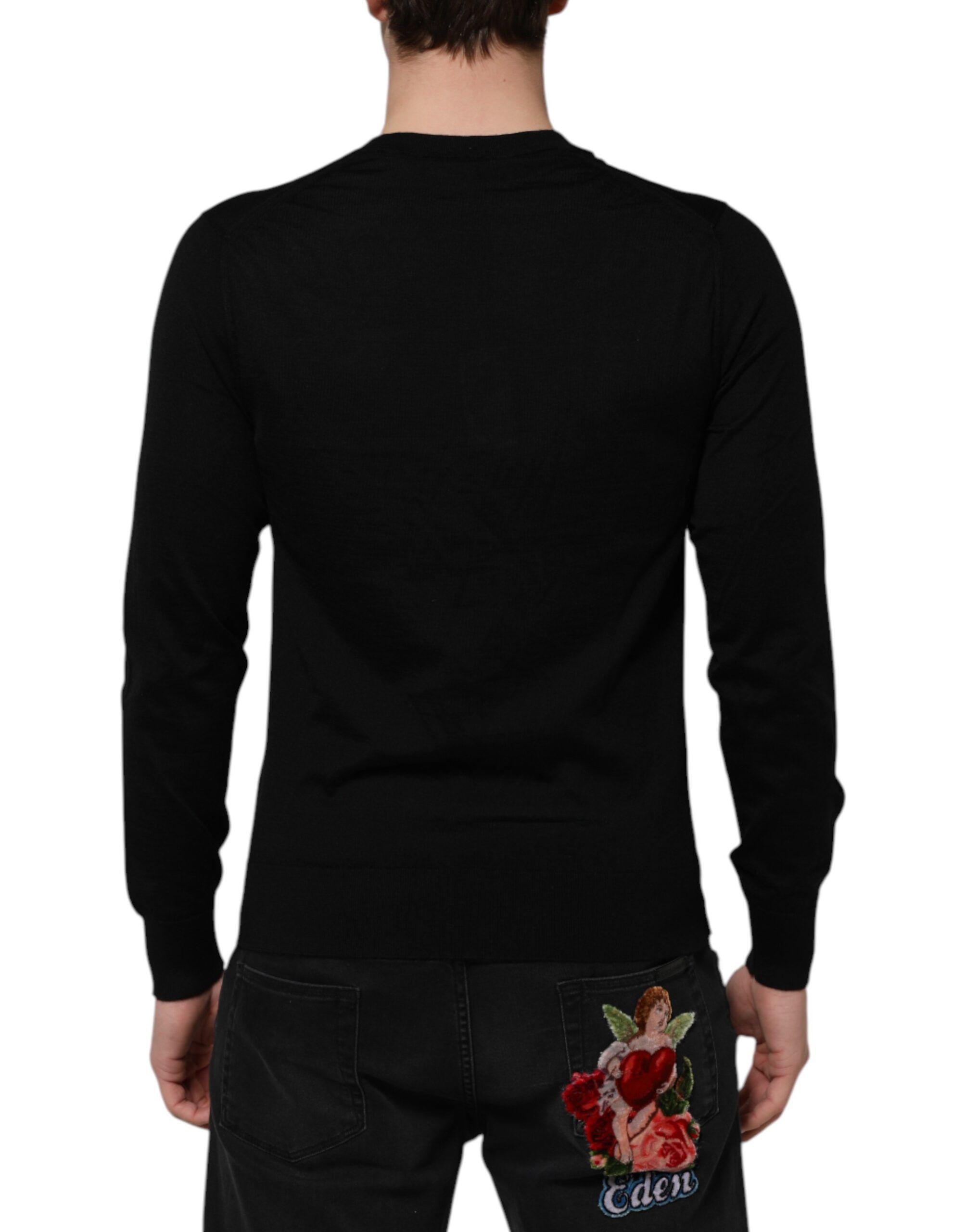 Cashmere Crewneck Men Pullover Men's Sweater (Pre-Owned) - Dolce & Gabbana - Modalova