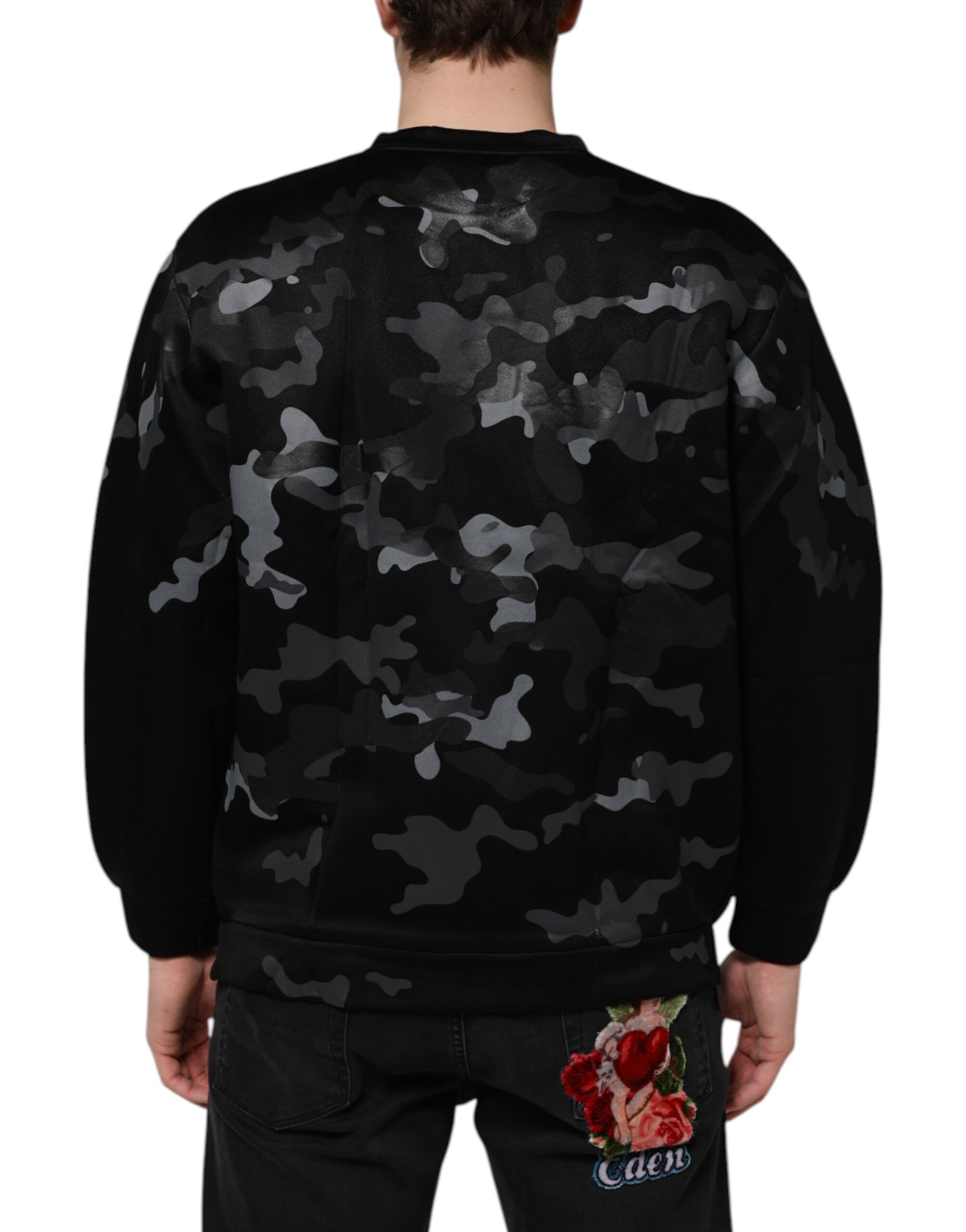 Camouflage Pullover Sweatshirt Men's Sweater (Pre-Owned) - Dolce & Gabbana - Modalova