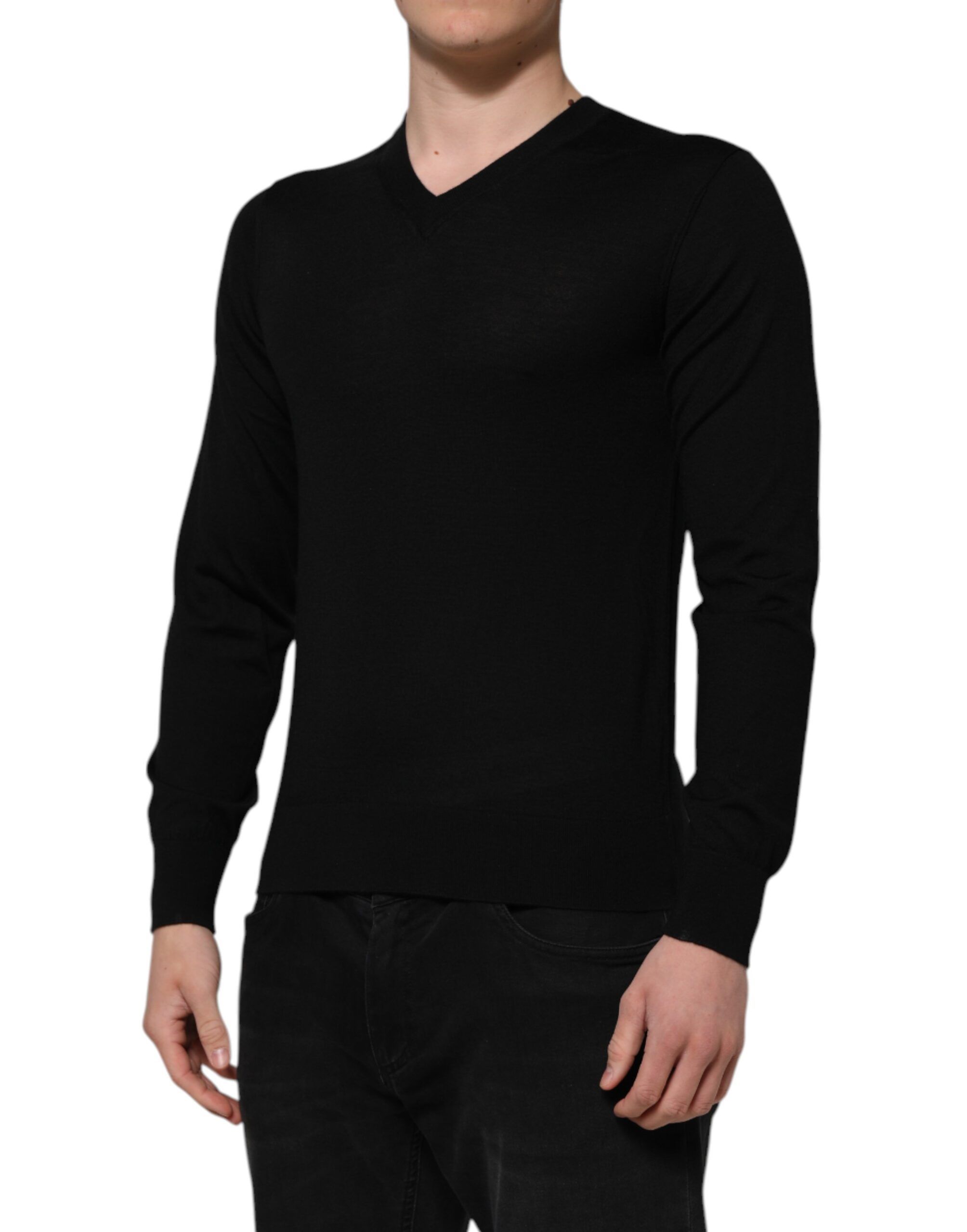 Embroidered Logo Pullover Men's Sweater - Dolce & Gabbana - Modalova