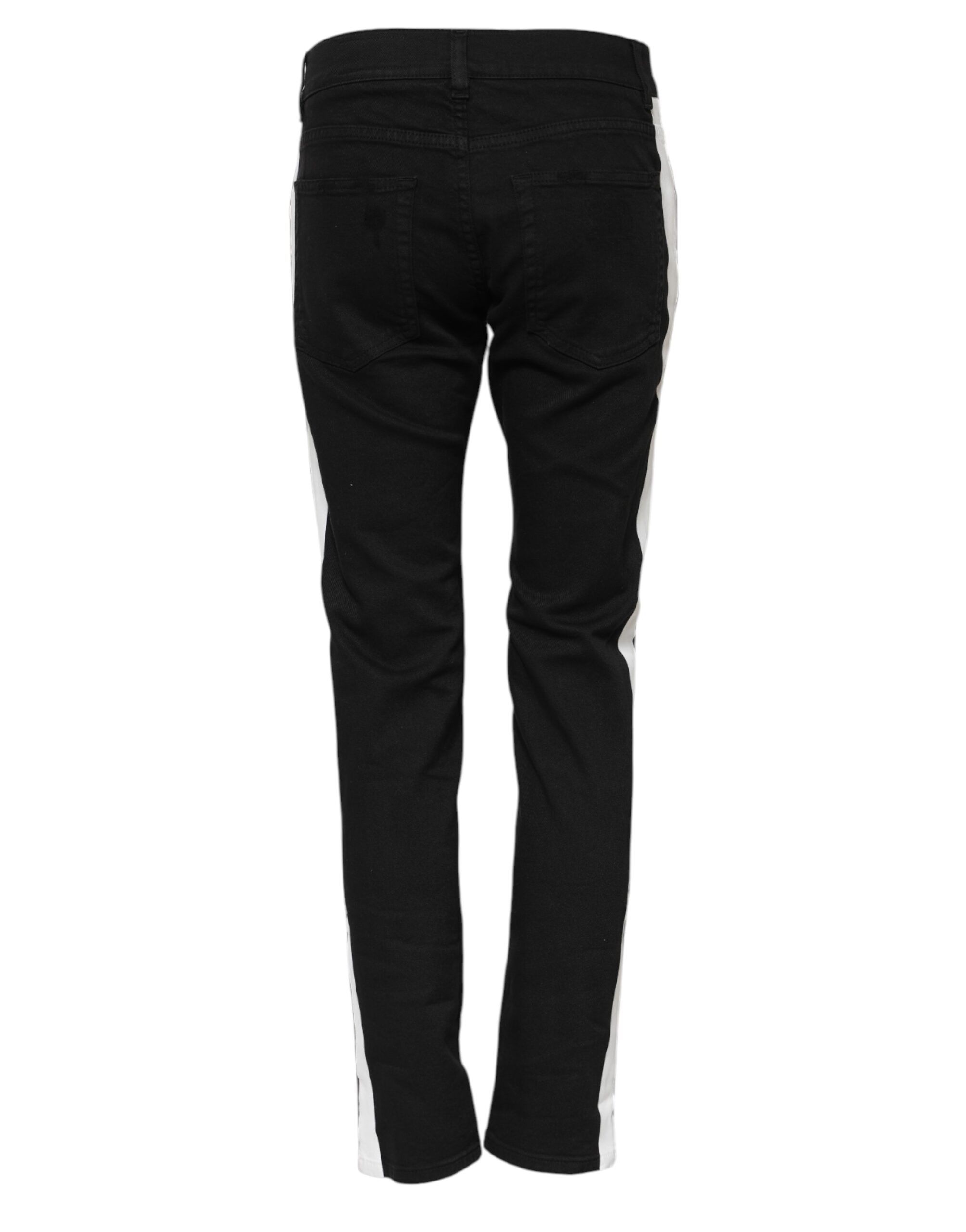 Tattered Lining Skinny Denim Men's Jeans - Dolce & Gabbana - Modalova