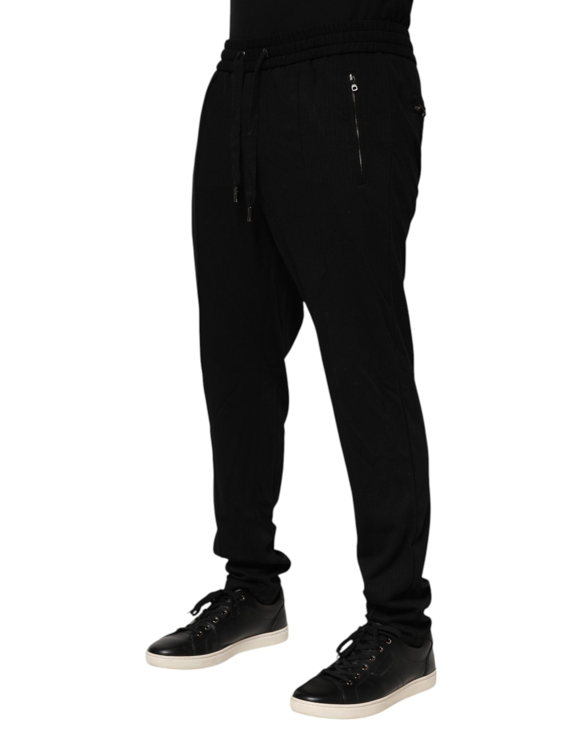 Viscose Skinny Logo Men Jogger Men's Pants - Dolce & Gabbana - Modalova
