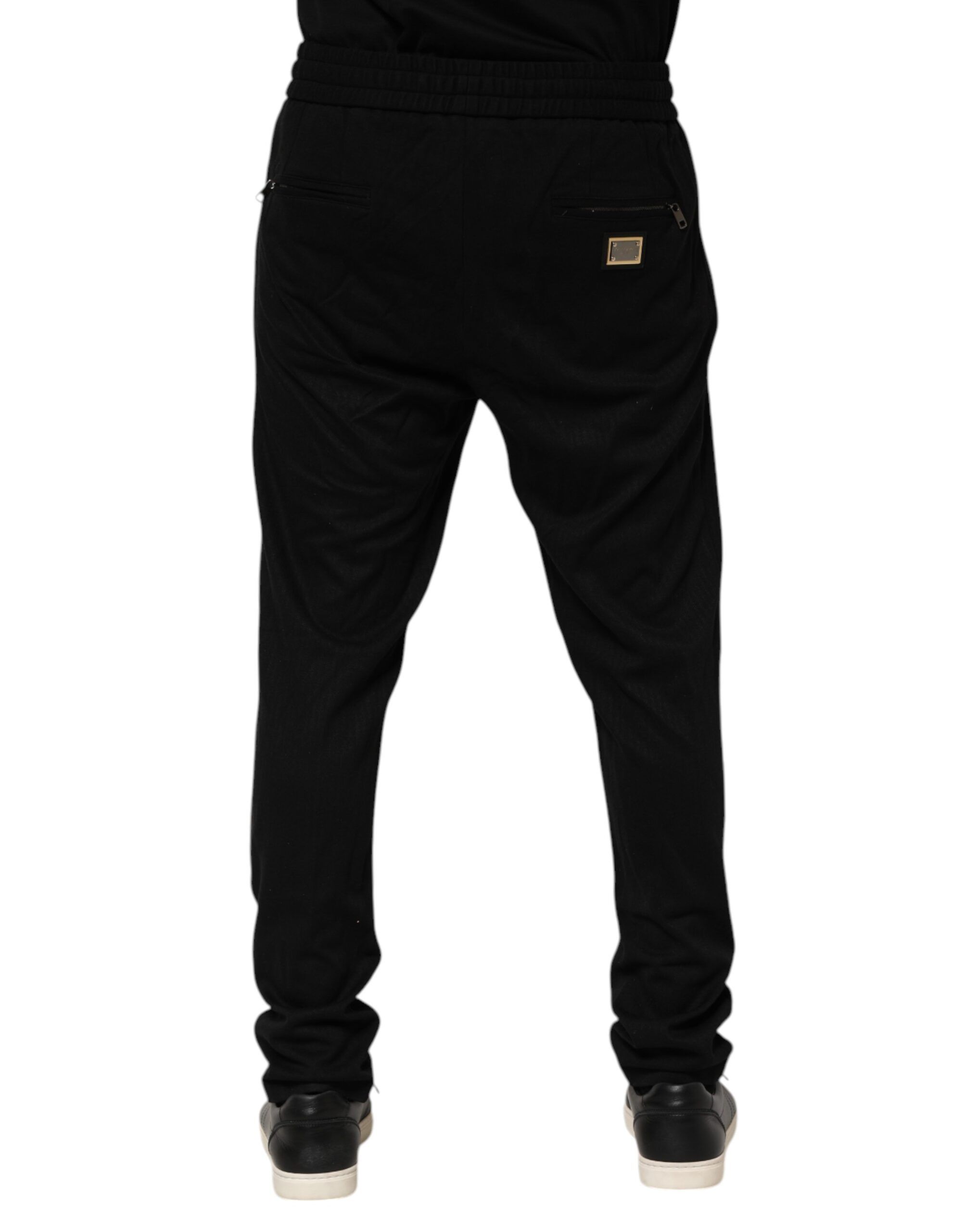 Viscose Skinny Logo Men Jogger Men's Pants - Dolce & Gabbana - Modalova